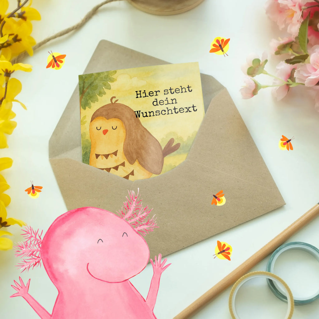 Personalised greetings card Owl Satisfied Design Personalisierte Karte, Grußkarte mit persönlichen Nachrichten, Grußkarte selber drucken, Personalisierte Hochzeitskarte, Grußkarte als Geldgeschenk, Personalisierte Glückwunschkarte, Grußkarte selbst gestalten, Personalisiertere Klappkarte, Grußkarten personalisiert, Grußkarte mit Namen, Personalisierte Grußkarte, Personalisierte Geburtstagskarte, Personalisierte Einladungskarte, Eule, Romantisch, Geschenk Hochzeitstag, Wortspiel lustig, Owl, Spruch schön, Eule Spruch, Liebe Spruch, Eule deko