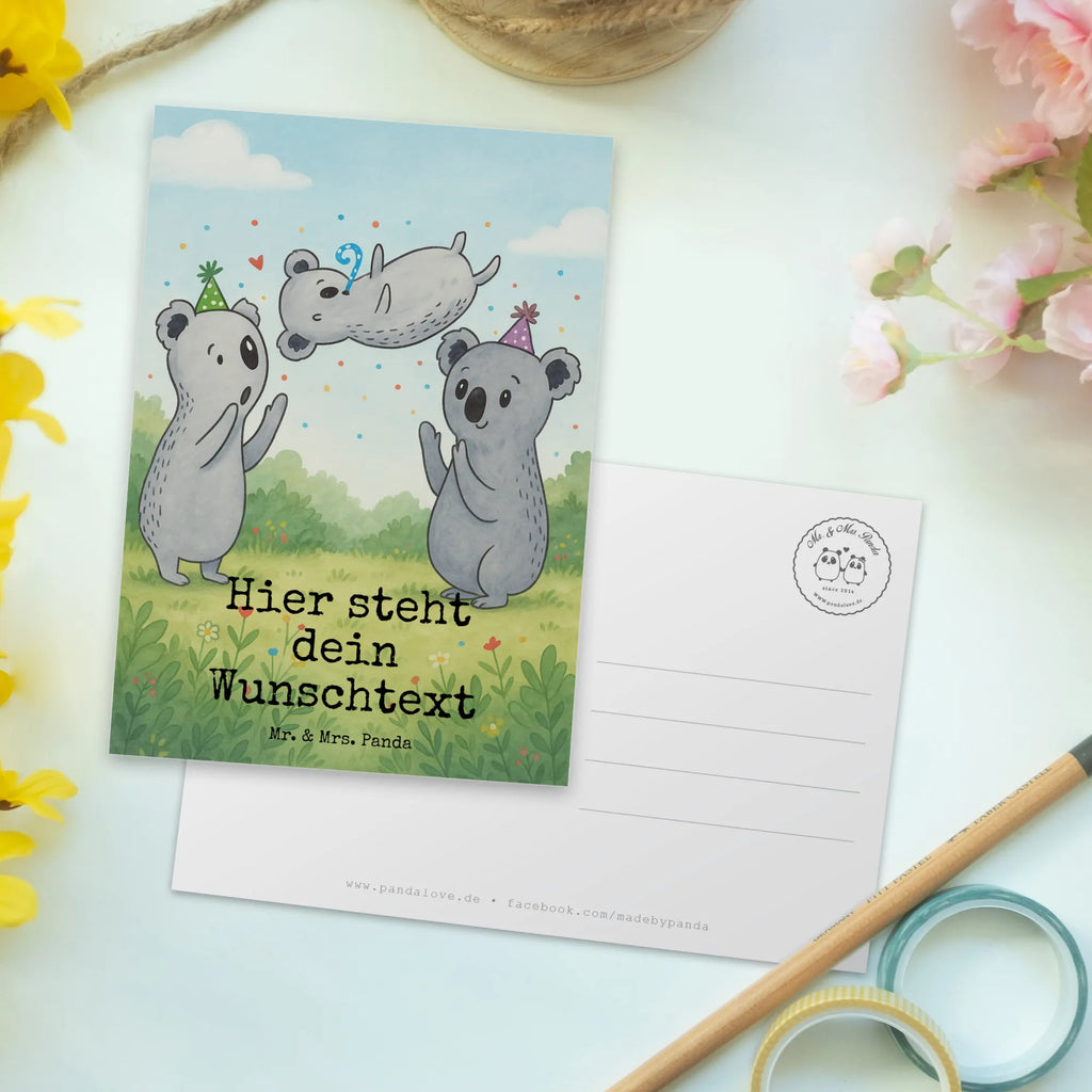 Personalizowana kartka pocztowa koale urodziny Design Karte mit Wunschtext, Ansichtskarte mit Wunschtext, Ansichtskarte mit Namen, Geschenkkarte mit Wunschtext, Karte mit Namen, Postkarte mit Namen, Geschenkkarte mit Namen, Einladung mit Wunschtext, Postkarte bedrucken, Postkarte mit Wunschtext, Postkarte personalisierbar, Einladung mit Namen, Grußkarte mit Wunschtext, Grußkarte mit Namen, Geburtstag, Geburtstagsgeschenk, Geschenk, Happy Birthday, Koala, Geburtstagsfeier, Geburtstage