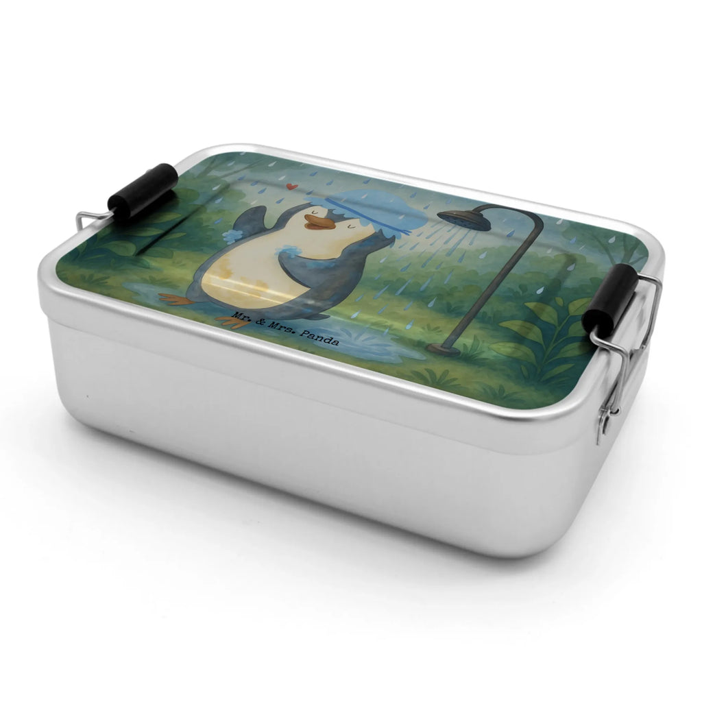 Metal Lunchbox Penguin have a shower Design Brotdose Arbeit, Vesperdose Metall, Brotdose, Brotbox, Metallbox, Metall Brotdose, Vintage Brotdose, Metall Brotbox, Lunchbox Metall, Brotbox Metall, Kinder Brotdose, Pausenbox, Brotdose Metall, Schul Brotdose, Pinguin, Pinguine, Neuanfang, glücklich sein, Lebensmotto, Neustart, Motivation, Dusche, Duschen