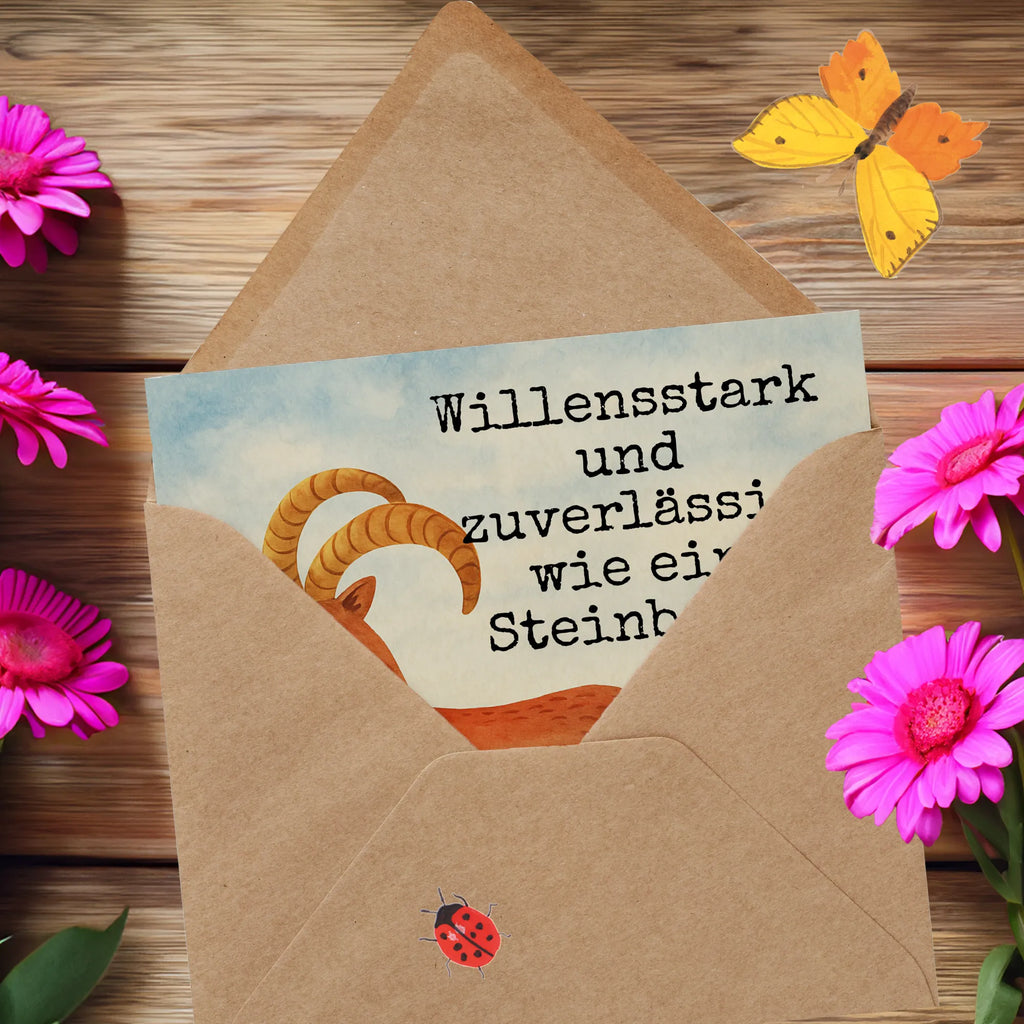 Deluxe Karte Sternzeichen Steinbock Design Karte, Grußkarte, Klappkarte, Einladungskarte, Glückwunschkarte, Hochzeitskarte, Geburtstagskarte, Hochwertige Grußkarte, Hochwertige Klappkarte, Tierkreiszeichen, Sternzeichen, Horoskop, Astrologie, Aszendent, Steinböcke, Steinbock Geschenk, Steinbock Sternzeichen, Geschenk Dezember, Geschenk Januar, Geburtstag Dezember, Geburtstag Januar, Ziege, Bock