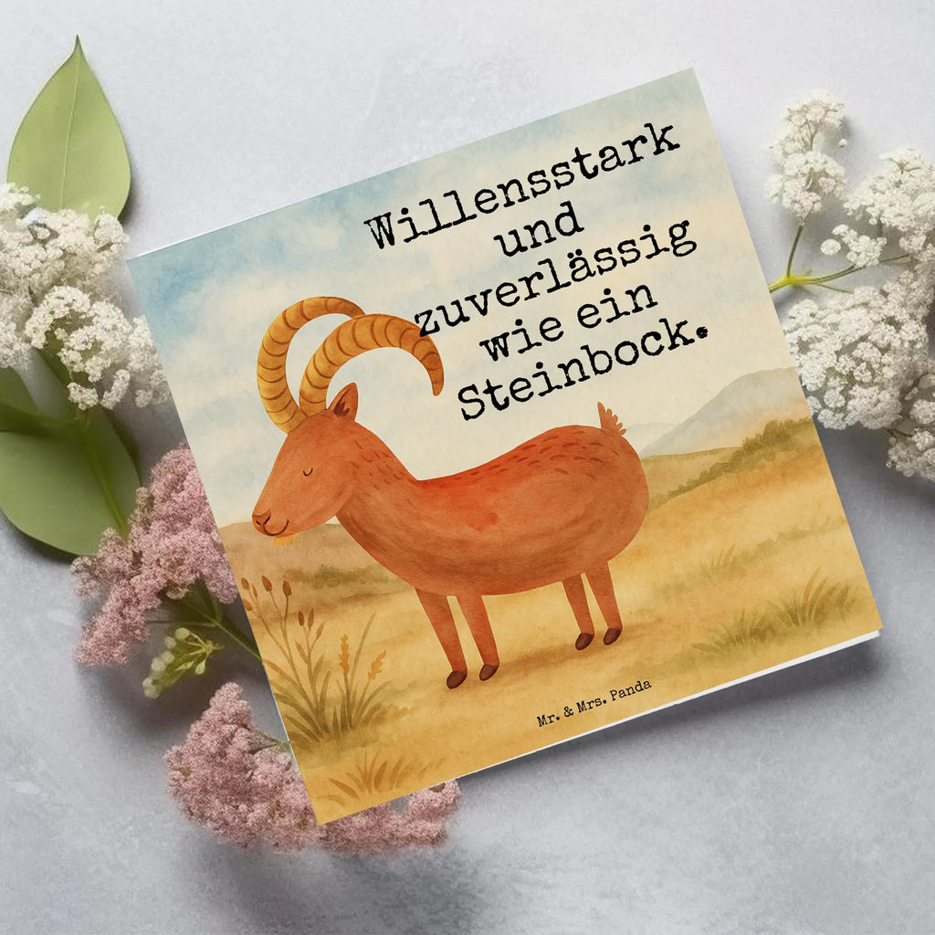 Deluxe Karte Sternzeichen Steinbock Design Karte, Grußkarte, Klappkarte, Einladungskarte, Glückwunschkarte, Hochzeitskarte, Geburtstagskarte, Hochwertige Grußkarte, Hochwertige Klappkarte, Tierkreiszeichen, Sternzeichen, Horoskop, Astrologie, Aszendent, Steinböcke, Steinbock Geschenk, Steinbock Sternzeichen, Geschenk Dezember, Geschenk Januar, Geburtstag Dezember, Geburtstag Januar, Ziege, Bock