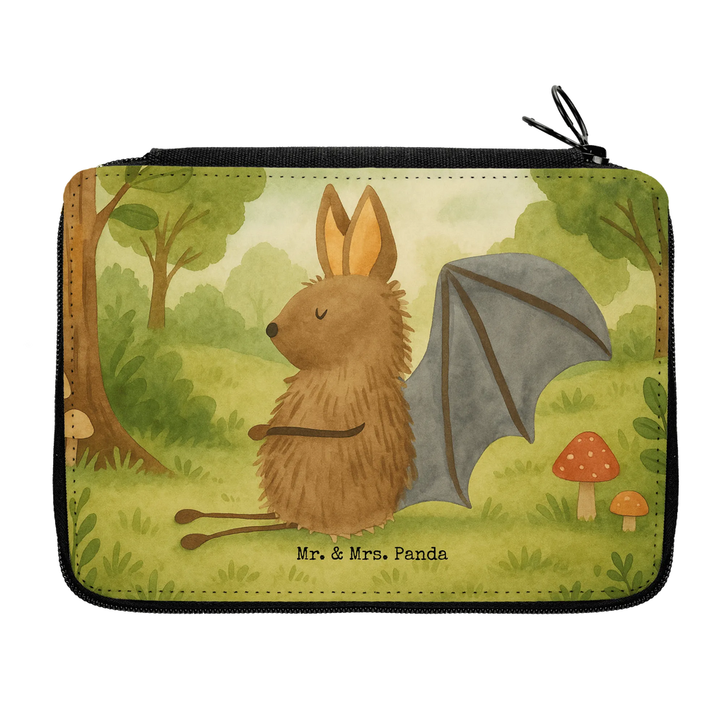 Leather folder bat Sit Design Federmappe, Stiftetasche, Stifte Etui, Schule, Einschulung, Geschenk, Kind, Schüler, Schülerin, Stifterolle, Federmäppchen, Motiv, Grundschule, Federmäppchen bedruckt, Büro Stifte Etui, Bestückte Federmappe, Kinder Federmappe, Federmappe Einschulung, Tiermotive, Gute Laune, lustige Sprüche, Tiere, Fledermaus, Fledermäuse, Motivation, entspannen