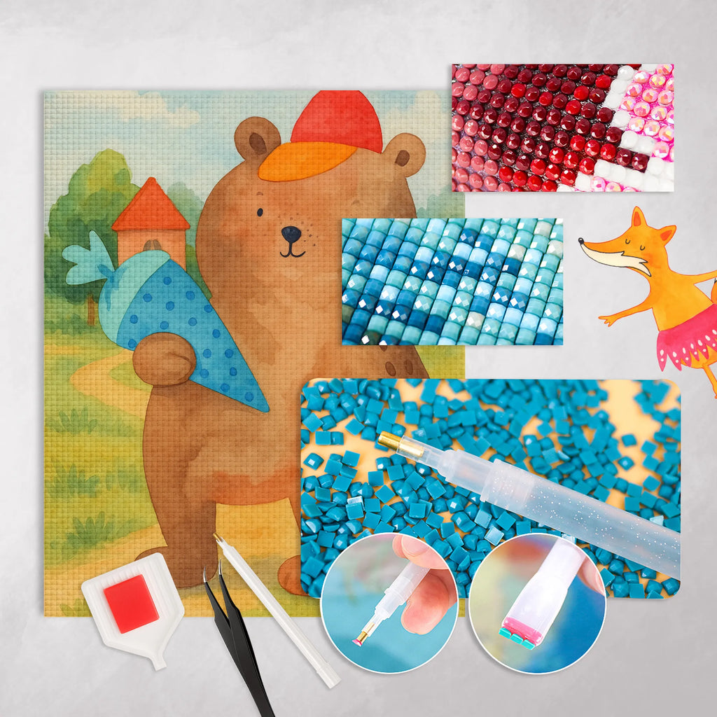 Diamond Painting Bär Schultüte Design Diamond Painting Kit, Diamant Stickerei, Rhinestone Painting, DIY Strass Bild, Diamond Art, Diamond Painting Muster, Diamond Painting Bohrer, Diamond Painting Zubehör, Diamant Mosaik, Diamond Painting Pinzette, Diamond Painting Landschaft, Diamond Painting Für Kinder, 5D Diamant Malerei, Diamond Painting Set, Diamond Painting Porträt, Diamond Painting Partial Drill, Diamond Painting Tray, Diamond Painting Blumen, Diamond Painting Werkzeuge, Diamond Painting Tiere, Diamond Painting Schablone, Diamond Painting Quadratbohrer, Diamond Painting Puzzle, Diamond Painting Klassisch, Diamond Painting, Diamond Painting Schlüsselanhänger, Diamond Painting Leinwand, Diamond Painting Tablett, Strass Malerei, Diamond Painting Profi Set, Diamond Painting Deko, Diamant Bild, Diamond Painting Rundbohrer, Diamant Malerei, DIY Diamond Painting, Diamond Painting Anfänger Set, Diamond Painting Motive, Diamond Painting Geschenkidee, Diamond Painting Modern, Kristallbild, Diamond Painting Für Erwachsene, Diamond Painting Full Drill, Bär, Teddy, Teddybär, Bär Motiv, Erster Schultag Geschenk, Grundschule, Schulbeginn, Einschulung Geschenk, Schultüte, Schule Geschenk, Schulanfang