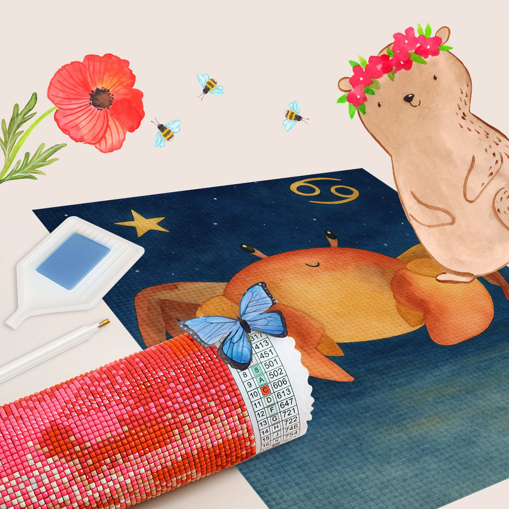 Obraz diamentowy znak zodiaku krab Design Znak zodiaku, gwiazdozbiór, horoskop, astrologia, ascendent