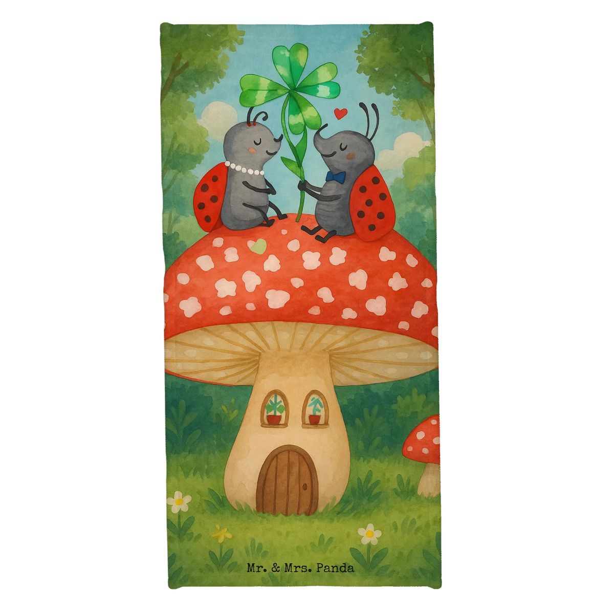 Hand towel ladybug toadstool Design Sport Handtuch, Reisehandtuch, Handtuch, Strandlaken, Frottier, Duschtuch, sporthandtuch, Duschhandtuch, Strandhandtuch, Strandtuch, Badhandtuch, Badetuch, Baumwollhandtuch, Frotteehandtuch, frottierhandtuch, Badehandtuch, Badelaken, Frotteetuch, Lustige Sprüche, Tiere, Tiermotive, Gute Laune, Marienkäfer, Fleigenpilzhaus, Wohnung, Haus, Fliegenpilz, Zuhause
