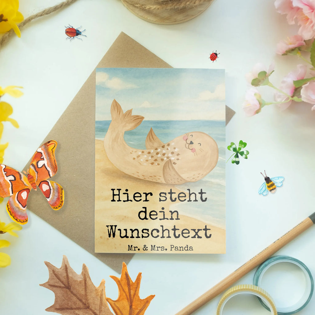 Personalised greetings card seal Lay Design Personalisierte Einladungskarte, Grußkarte selber drucken, Personalisierte Grußkarte, Personalisierte Karte, Grußkarte mit persönlichen Nachrichten, Grußkarte als Geldgeschenk, Grußkarten personalisiert, Personalisierte Hochzeitskarte, Personalisierte Glückwunschkarte, Grußkarte mit Namen, Personalisierte Geburtstagskarte, Personalisiertere Klappkarte, Grußkarte selbst gestalten, Tiermotive, Gute Laune, lustige Sprüche, Tiere, Nordsee, Lachen, Robbe, Freude, Seehund, Meerestier, Strand, Robben, Ostsee