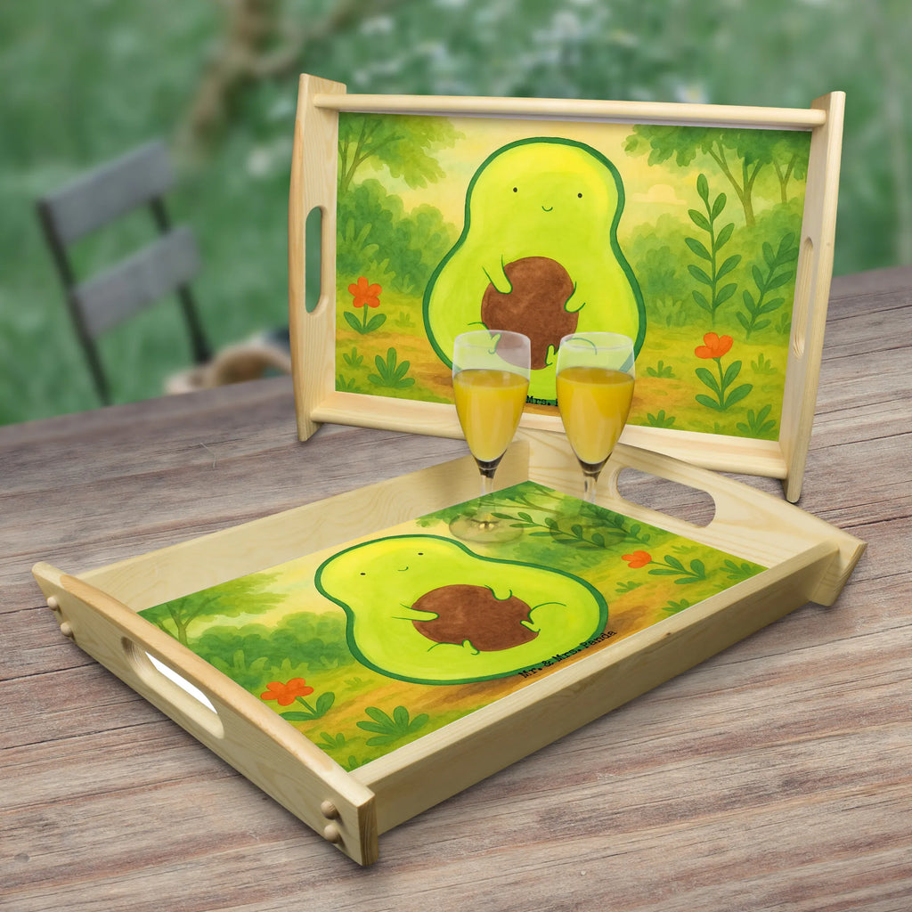 Serviertablett Avocado Kern Design Dekotablett, Frühstückstablett, Tablett, Holztablett, Serviertablett, Küchentablett, Avocado, Veggie, Vegan, Gesund, Pflanze, Spruch Leben, Avokado, Avocadokern, Kern