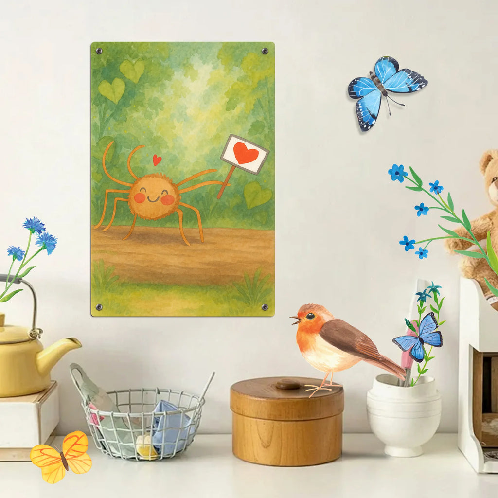 Malen nach Zahlen Metallschild Spinne Agathe Motivation Design Künstler, Baseln, Bastelidee, DIY, Kunstwerk, Kreativität, Ausmalbild, Malen, Malen nach Zahlen, Spinne Agathe, Spinne, Agathe, Videos, Merchandise, Glück, Dankeschön, Vertrauen, Liebe, Motivation