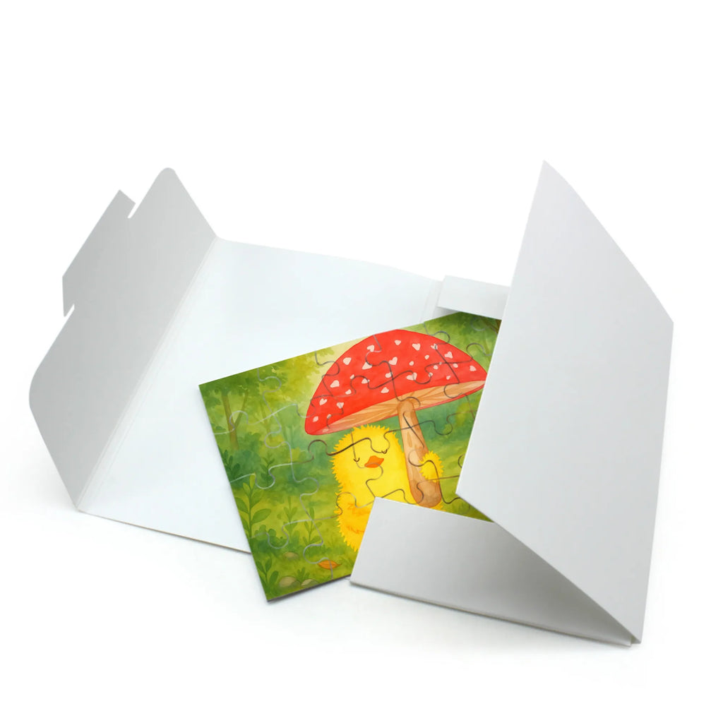 Puzzle pisklę muchomor czerwony Design Puzzle, Ostern, Osterhase, Ostergeschenke, Osternest, Osterdeko, Geschenke zu Ostern, Ostern Geschenk, Ostergeschenke Kinder, Ostern Kinder, Küken, Fliegenpilz, Glückspilz, Frohe Ostern, Ostergrüße