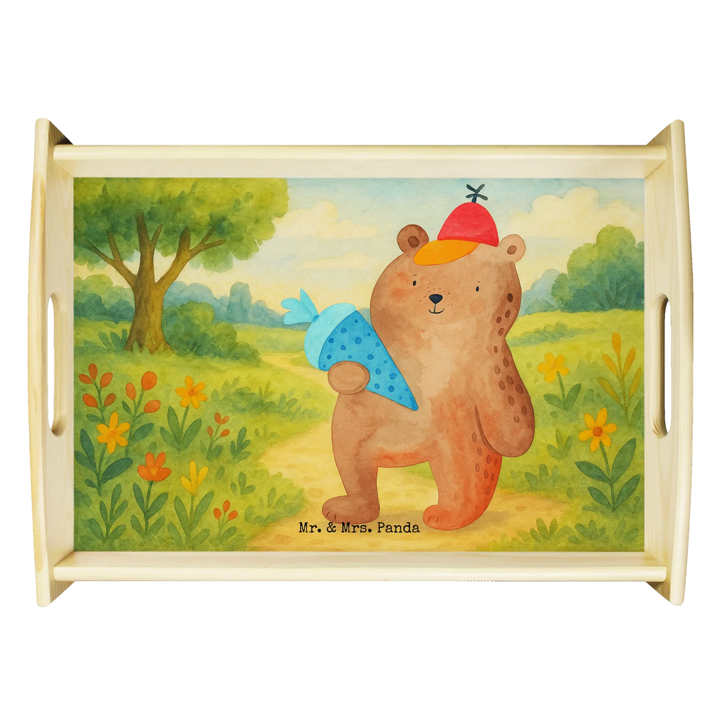 Serviertablett Bär Schultüte Design Küchentablett, Frühstückstablett, Holztablett, Dekotablett, Tablett, Serviertablett, Bär, Teddy, Teddybär, Einschulung Geschenk, Grundschule, Schulanfang, Bär Motiv, Schule Geschenk, Schulbeginn, Erster Schultag Geschenk, Schultüte