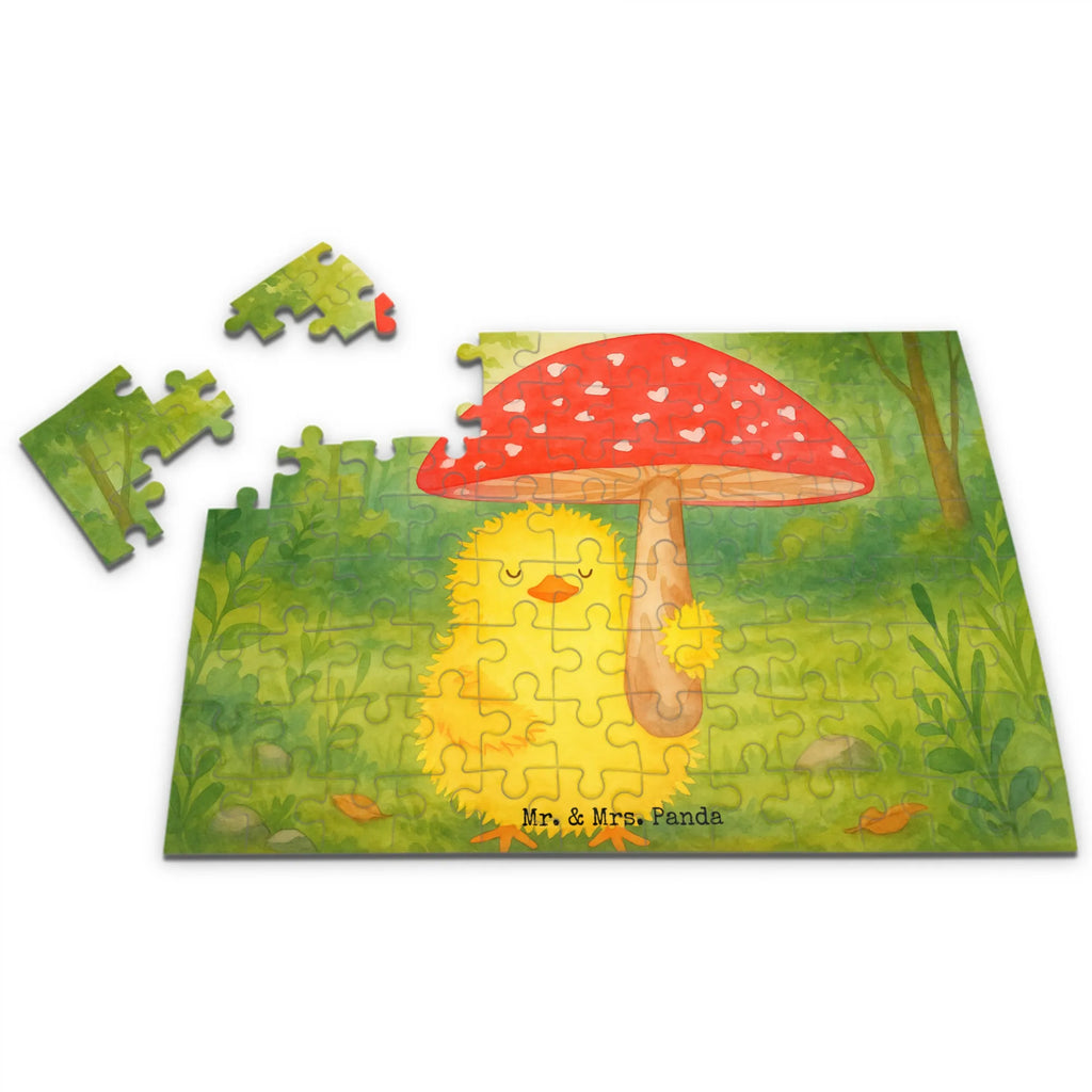 Puzzle pisklę muchomor czerwony Design Puzzle, Ostern, Osterhase, Ostergeschenke, Osternest, Osterdeko, Geschenke zu Ostern, Ostern Geschenk, Ostergeschenke Kinder, Ostern Kinder, Küken, Fliegenpilz, Glückspilz, Frohe Ostern, Ostergrüße