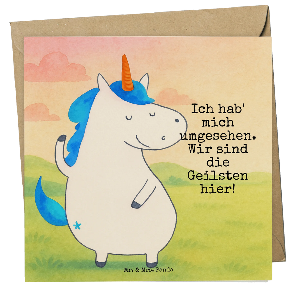 Deluxe Card unicorn Man Design Karte, Grußkarte, Klappkarte, Einladungskarte, Glückwunschkarte, Hochzeitskarte, Geburtstagskarte, Hochwertige Grußkarte, Hochwertige Klappkarte, Einhorn, Einhörner, Einhorn Deko, Unicorn, cool, Mann, Freundin, Familie, bester Freund, BFF, Party, hübsch, beste