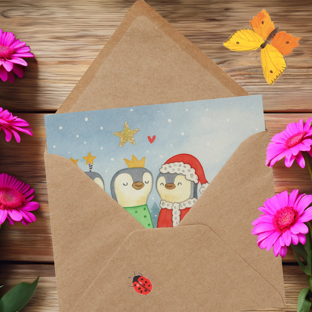 Deluxe Karte Winterzeit Heilige drei Könige Design Karte, Grußkarte, Klappkarte, Einladungskarte, Glückwunschkarte, Hochzeitskarte, Geburtstagskarte, Hochwertige Grußkarte, Hochwertige Klappkarte, Winter, Weihnachten, Weihnachtsdeko, Nikolaus, Advent, Heiligabend, Wintermotiv, Weihnachtsmann, Heilige drei Könige, Weihnachtstage, Weihnachtszeit