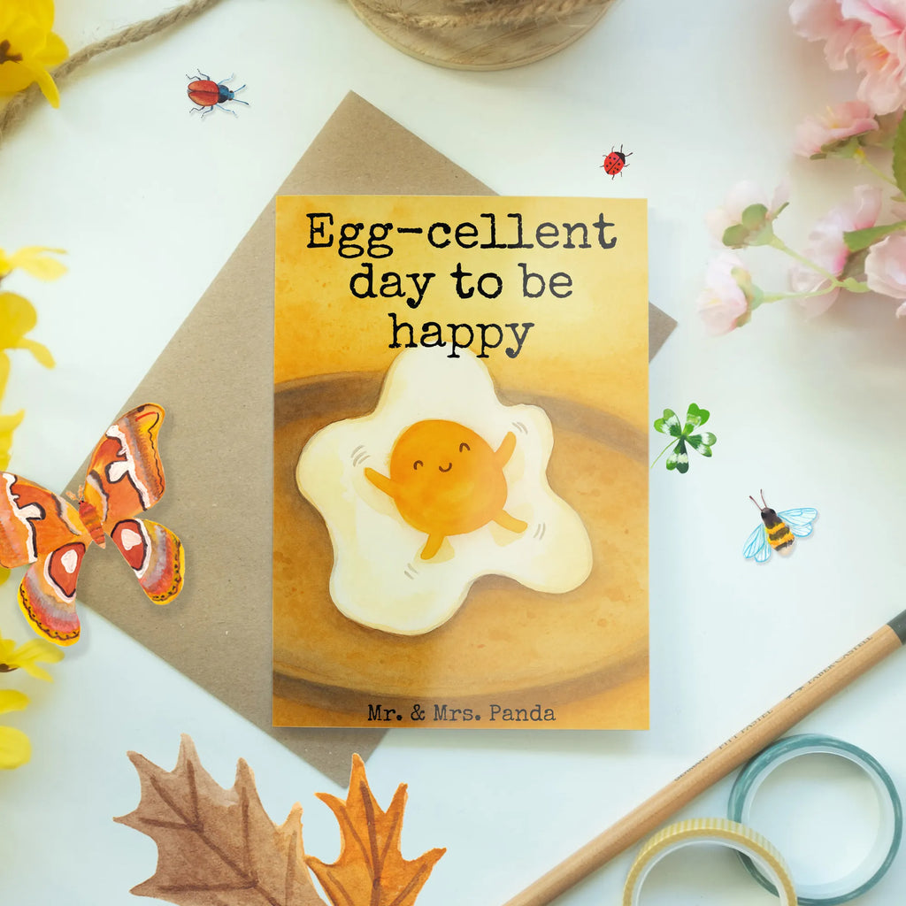 Grußkarte Spiegelei Ei Design Grußkarte, Klappkarte, Einladungskarte, Glückwunschkarte, Hochzeitskarte, Geburtstagskarte, Karte, Ansichtskarten, Tiermotive, Gute Laune, lustige Sprüche, Tiere, Ei, Spiegelei, Schön, Tag, Glücklich, Liebe