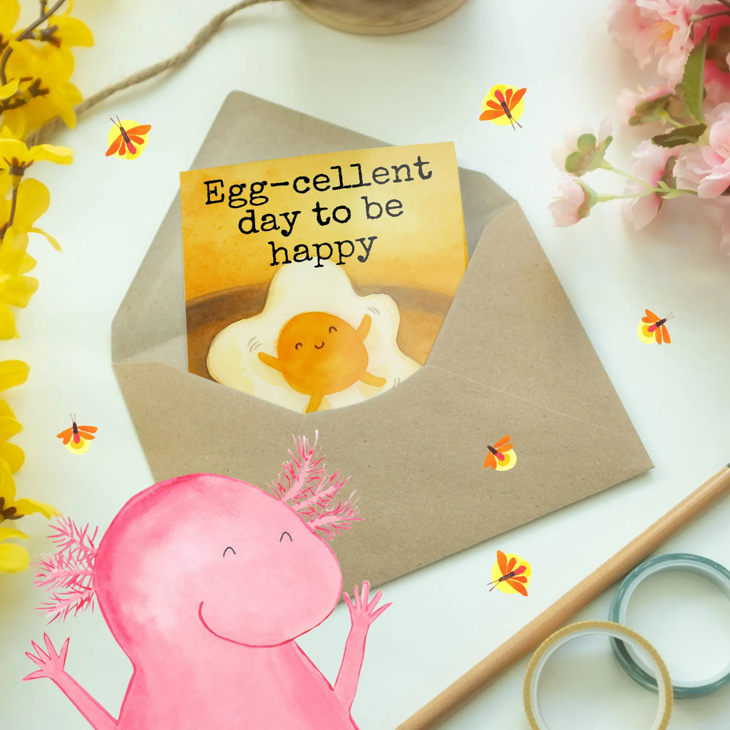 Grußkarte Spiegelei Ei Design Grußkarte, Klappkarte, Einladungskarte, Glückwunschkarte, Hochzeitskarte, Geburtstagskarte, Karte, Ansichtskarten, Tiermotive, Gute Laune, lustige Sprüche, Tiere, Ei, Spiegelei, Schön, Tag, Glücklich, Liebe