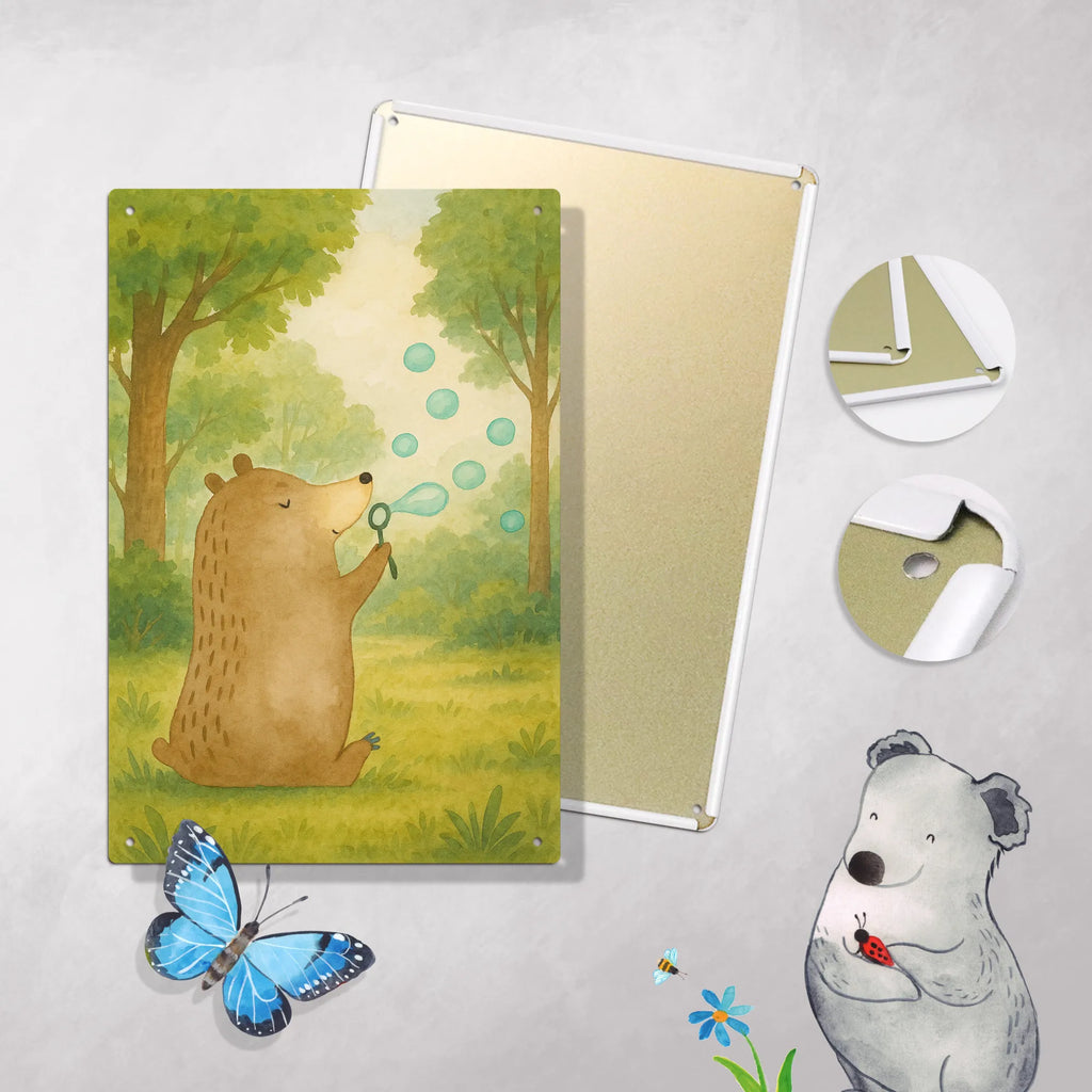 Malen nach Zahlen Metallschild Bär Seifenblasen Design Künstler, DIY, Ausmalbild, Malen, Bastelidee, Baseln, Malen nach Zahlen, Kunstwerk, Kreativität, Bär, Teddy, Teddybär, Seifenblasen Bär Lustig Sein Glücklich Traurig Happy