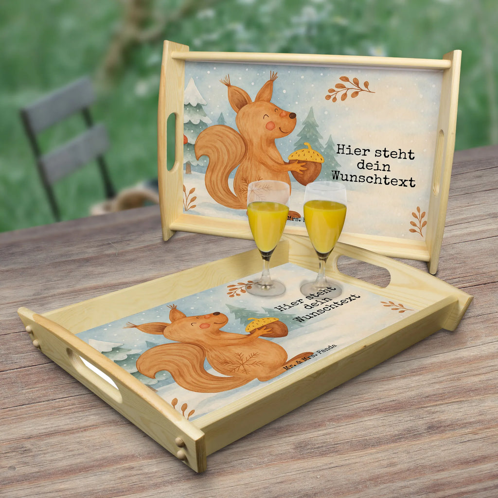 Personalised serving tray Squirrel Christmas Design Personalisiertes Tablett, Personalisiertes Serviertablett, Tablett mit Namen, Serviertablett mit Namen, Personalisiertes Frühstückstablett, Personalisiertes Holztablett, Personalisiertes Dekotablett, Personalisiertes Küchentablett, Winter, Weihnachten, Weihnachtsdeko, Nikolaus, Advent, Heiligabend, Wintermotiv, Frohes neues Jahr, Frohe Weihnachten, Vogel, Neujahr, Weihnachtsgruß, Guten Rutsch, Weihnachtsmotiv