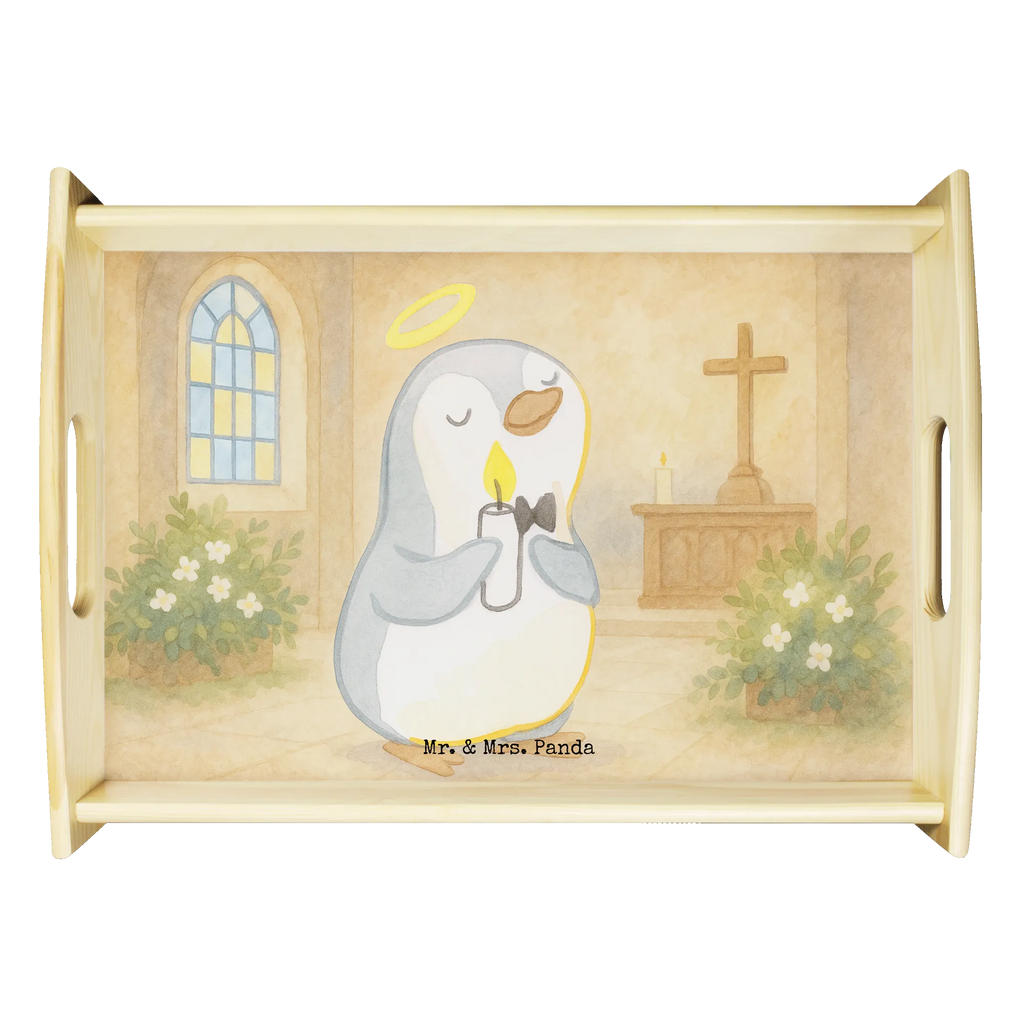 Serving tray penguin communion Design Küchentablett, Dekotablett, Frühstückstablett, Serviertablett, Holztablett, Tablett, Konfirmation, Kommunion, Jugendweihe, Konfirmation Geschenk, Glauben, Sonnenschein, Kommunion Dankeschön, Kommunion Geschenk