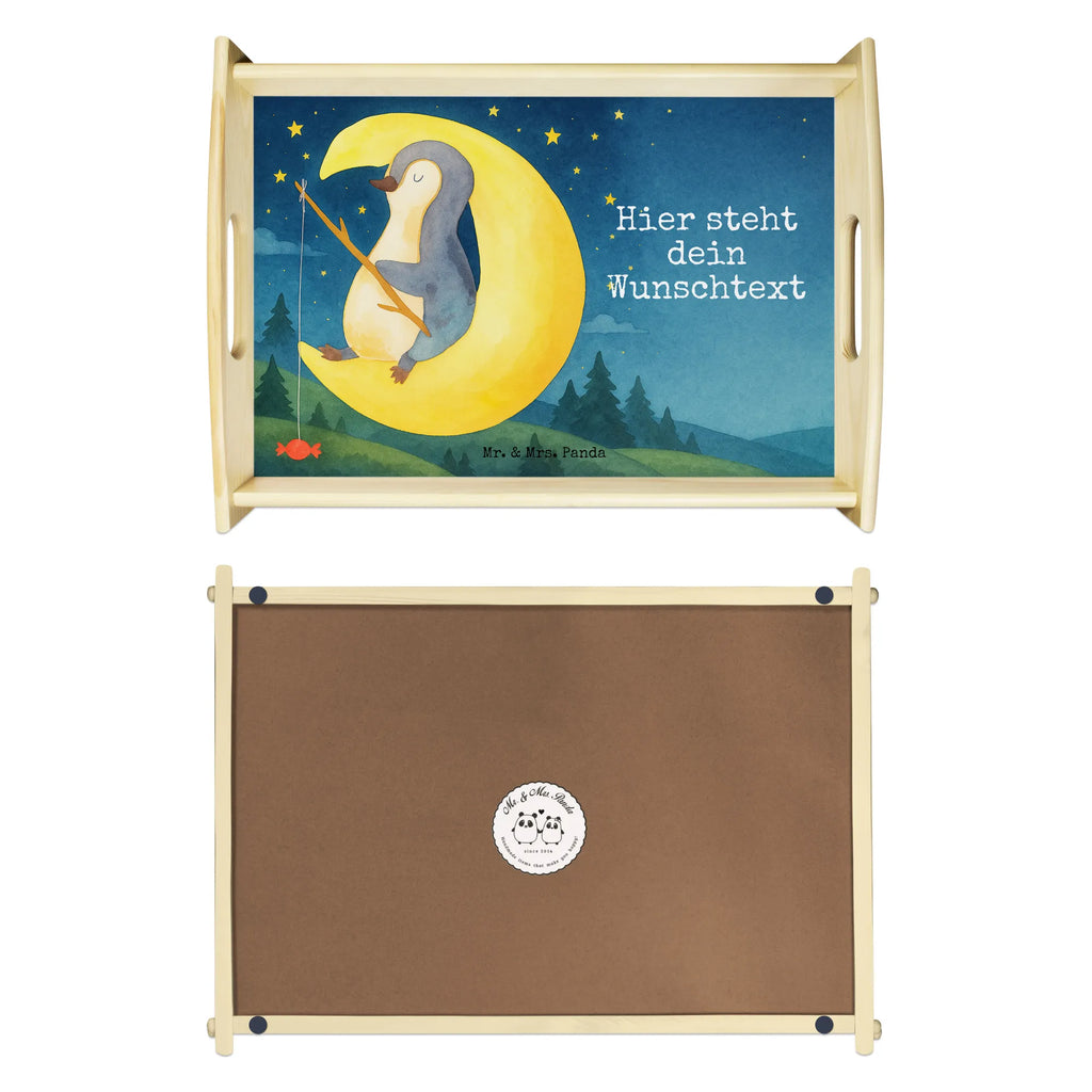 Spersonalizowana taca serwisowa pingwin księżyc Design Personalisiertes Holztablett, Tablett mit Namen, Personalisiertes Serviertablett, Personalisiertes Tablett, Personalisiertes Frühstückstablett, Serviertablett mit Namen, Personalisiertes Küchentablett, Personalisiertes Dekotablett, Pinguin, Schlafstörungen, Schlafzimmer, Pinguine, Gästezimmer, Spruch, Nachtruhe, schlafen, Einschlafen