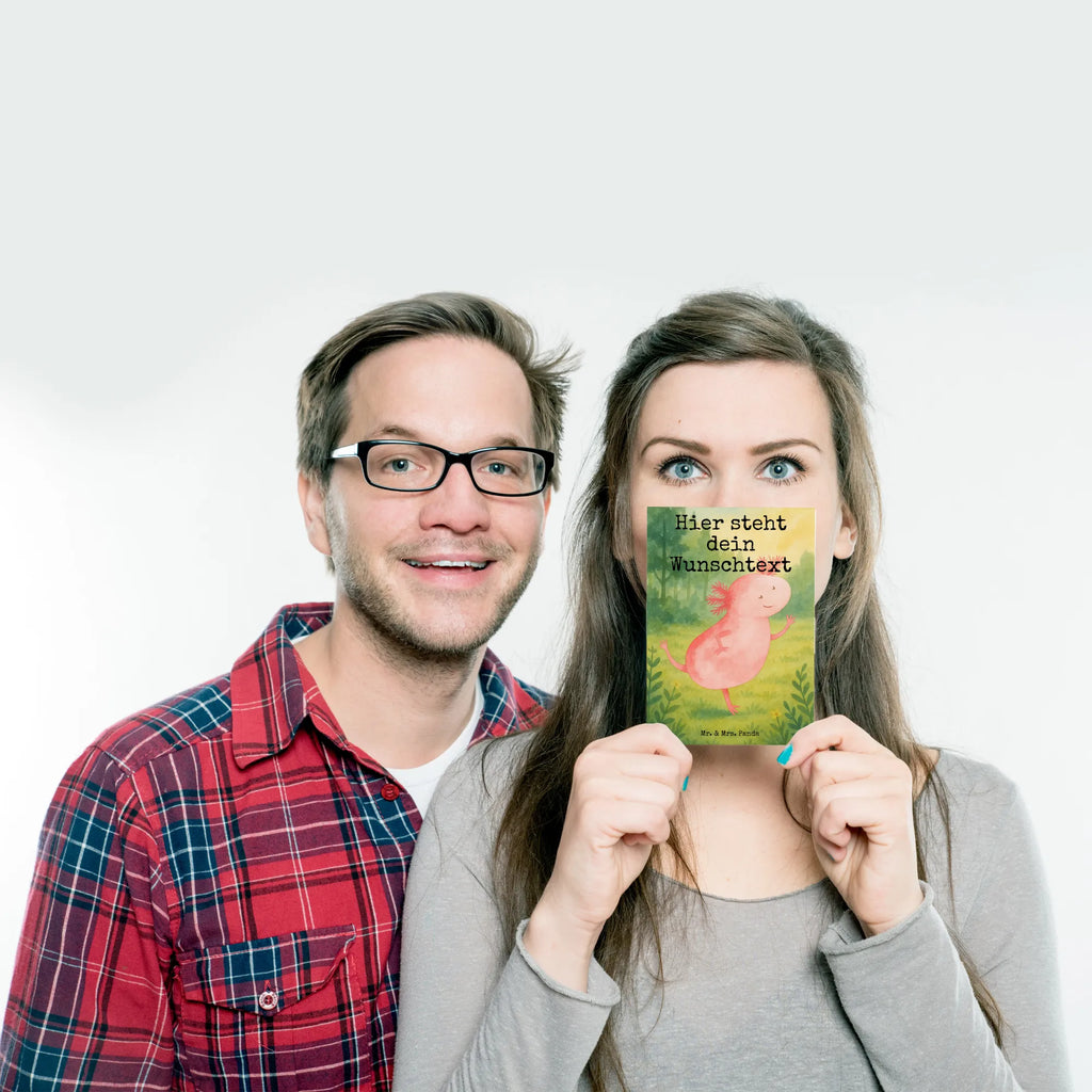 Personalizowana kartka pocztowa aksolotl tańczyć Design Postkarte bedrucken, Einladung mit Wunschtext, Ansichtskarte mit Wunschtext, Karte mit Namen, Einladung mit Namen, Geschenkkarte mit Namen, Karte mit Wunschtext, Grußkarte mit Namen, Postkarte personalisierbar, Grußkarte mit Wunschtext, Postkarte mit Namen, Ansichtskarte mit Namen, Postkarte mit Wunschtext, Geschenkkarte mit Wunschtext, Axolotl, Molch, verrückt, Lurch, Lurche, Schwanzlurch, Freundin, beste Freundin, Dachschaden, Axolot, Sterne