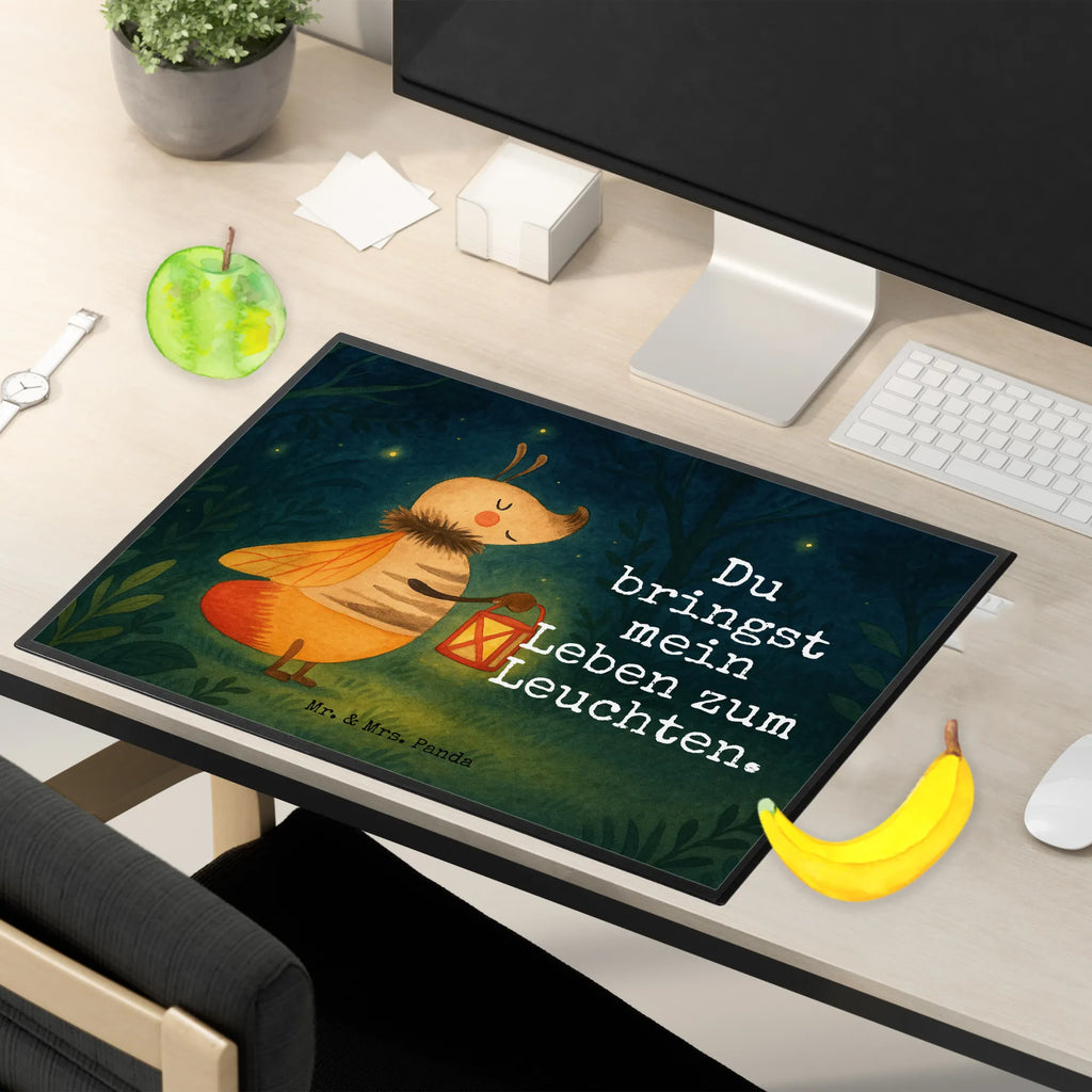 Schreibtischunterlage Glühwürmchen Design Schreibunterlage, Schreibtischauflage, Bürobedarf, Büroartikel, Schreibwaren, Schreibtisch Unterlagen, Schreibtischunterlage Groß, Tiermotive, Gute Laune, lustige Sprüche, Tiere, Glühwürmchen, Glühwurm, Falter, Liebe, Leuchten, magisch, Liebesbeweis, Lieblingsmensch, Verlobung, Heiratsantrag, Jahrestag, Liebesspruch