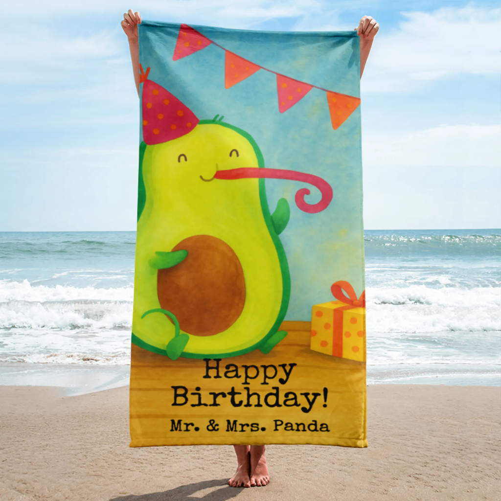 XL Badehandtuch Avocado Geburtstag Design Handtuch, Badetuch, Duschtuch, Strandtuch, Saunatuch, Avocado, Veggie, Vegan, Gesund