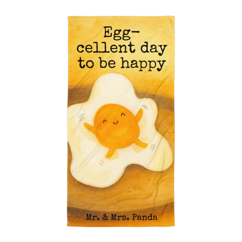 XL Badehandtuch Spiegelei Ei Design Handtuch, Badetuch, Duschtuch, Strandtuch, Saunatuch, Tiermotive, Gute Laune, lustige Sprüche, Tiere, Ei, Spiegelei, Schön, Tag, Glücklich, Liebe