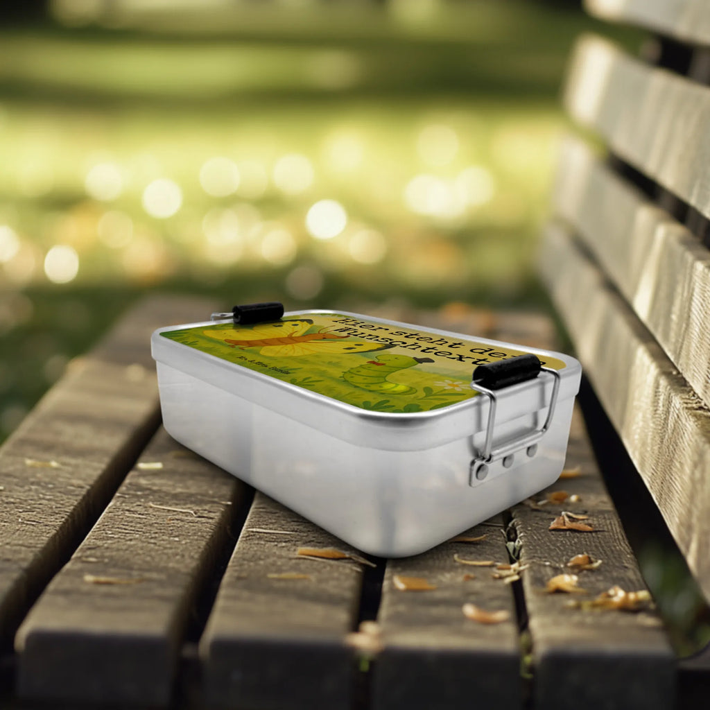 Personalized Metal Lunch Box Caterpillar butterfly Design Brotdose mit Namen, Brotdose, Kindergarten, Uni, Schule, Brotbox mit Namen, Brotbox, Geschenk mit Namen, Tiermotive, Gute Laune, lustige Sprüche, Tiere, Aufwachsen, Entwicklung, Erwachsen werden, Raupe, Zitronenfalter, Hut, Schönheit, Hütchen, Schmetterling, Kokon