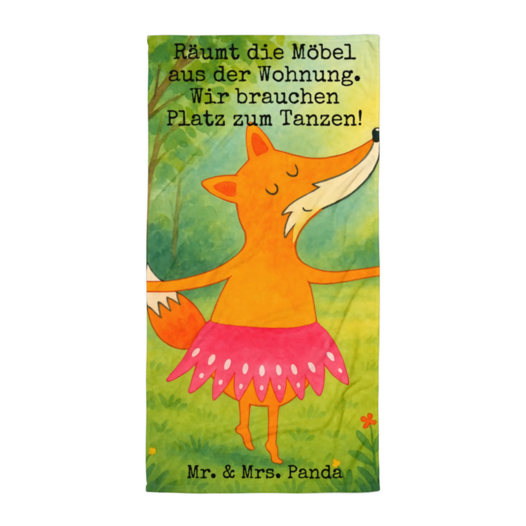 XL Badehandtuch Fuchs Ballerina Design Handtuch, Badetuch, Duschtuch, Strandtuch, Saunatuch, Fuchs, Fuchs Spruch, Füchse, Füchsin, Ballerina, Ballett, Tänzerin, Tanzen, Party, Einladung, Geburtstag