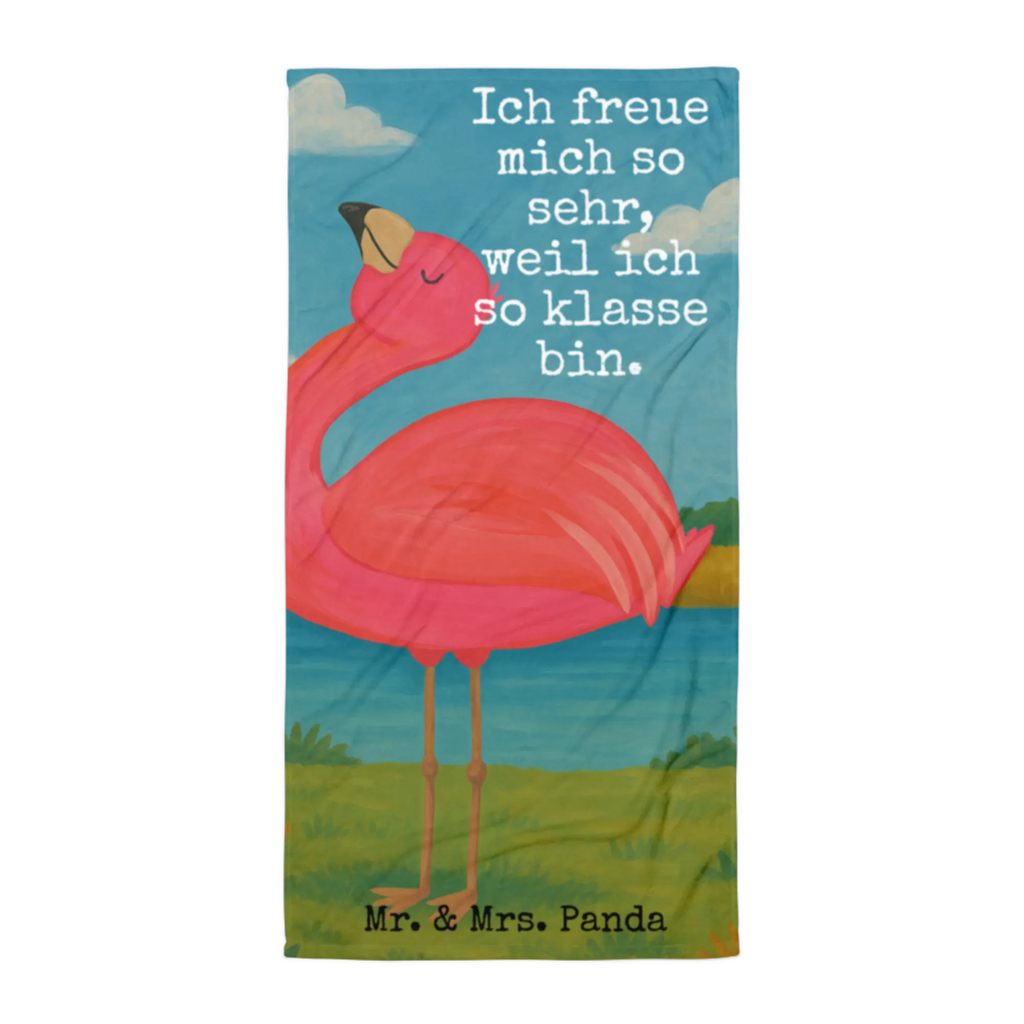 XL Badehandtuch Flamingo Stolz Design Handtuch, Badetuch, Duschtuch, Strandtuch, Saunatuch, Flamingo, stolz, Freude, Selbstliebe, Selbstakzeptanz, Freundin, beste Freundin, Tochter, Mama, Schwester