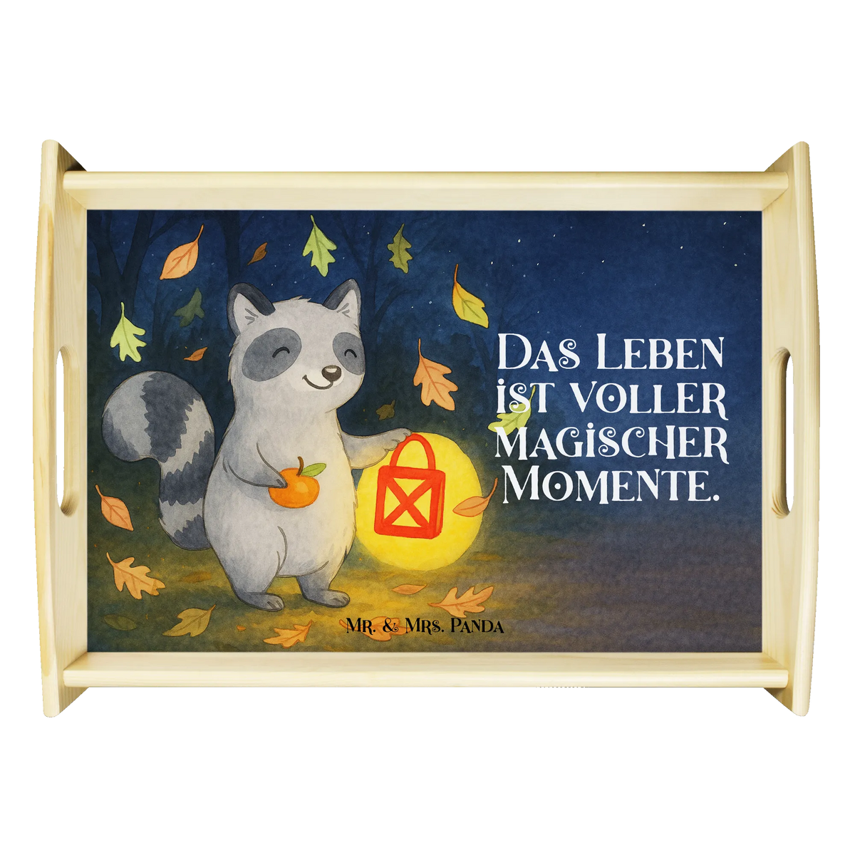 Serviertablett Waschbär Laterne Design wohnzimmertablett, sofatablett, tragetablett, Serviertablett, Tee Tablett, Küchentablett, ablagetablett, Bett-Tablett, Dekotablett, tablett für bett, Frühstückstablett, betttablett, echtholz tablett, holz serviertablett, tablett zum servieren, couchtablett, Tablett aus Echtholz, küchentablett holz, Sofa Tablett, frühstückstablett holz, betttablett holz, serviertablett holz, tablett für essen, Snack Tablett, Servier Tablett, Servierplatte Holz, tablett aus holz, Kaffee Tablett, tablett holz, kaffeetablett, essenstablett, teetablett, Tablett, getränketablett, tablett für getränke, Deko Tablett, Holztablett, serviertablett aus holz, Dekoration, Geschenke, Schenken, Deko, Halloween, Martinssingen, Halloween Deko, Trick Or Treat, Laterne, Süßes Sonst Gibt's Saures, Herbst, Waschbär