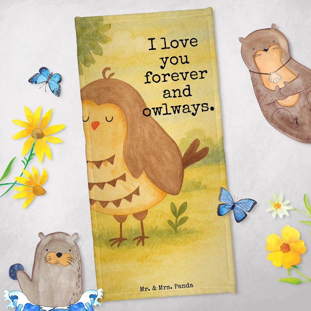 70 x 140 ręcznik sowa zadowolona Design Duschtuch, Badetuch, Strandtuch, Saunatuch, Kinder Handtuch, Eule, Eule Spruch, Eule deko, Owl, Liebe Spruch, Romantisch, Wortspiel lustig, Spruch schön, Geschenk Hochzeitstag