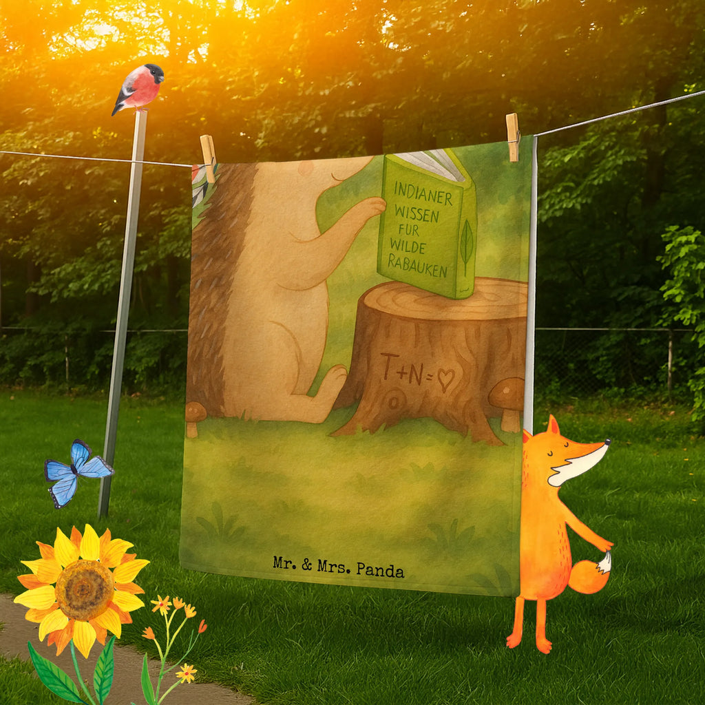 70 x 140 ręcznik jeż Ozdoba z piór Design Duschtuch, Badetuch, Strandtuch, Saunatuch, Kinder Handtuch, Waldtiere, Tiere, Igel, Indianer, Abenteuer, Lagerfeuer, Camping