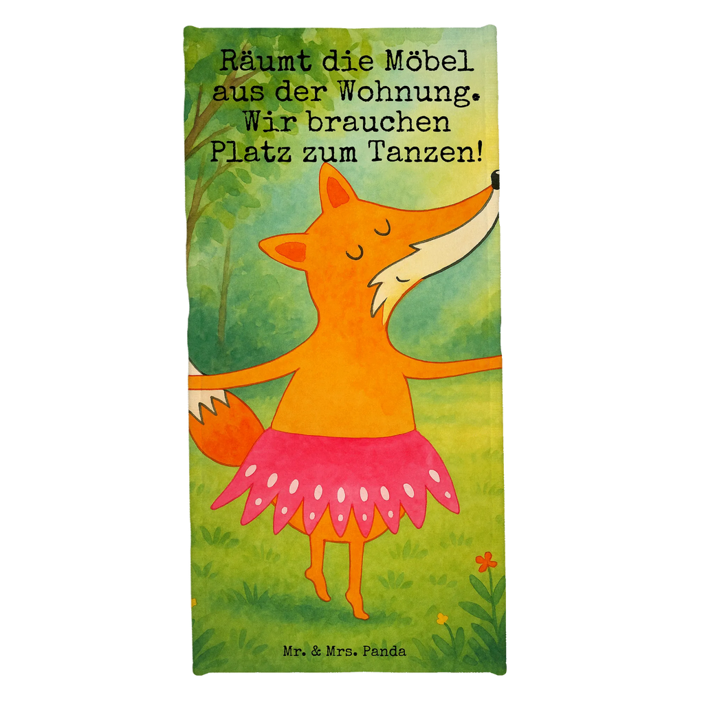 Badehandtuch Fuchs Ballerina Design Duschtuch, Badetuch, Strandtuch, Saunatuch, Kinder Handtuch, Fuchs, Fuchs Spruch, Füchse, Füchsin, Ballerina, Ballett, Tänzerin, Tanzen, Party, Einladung, Geburtstag