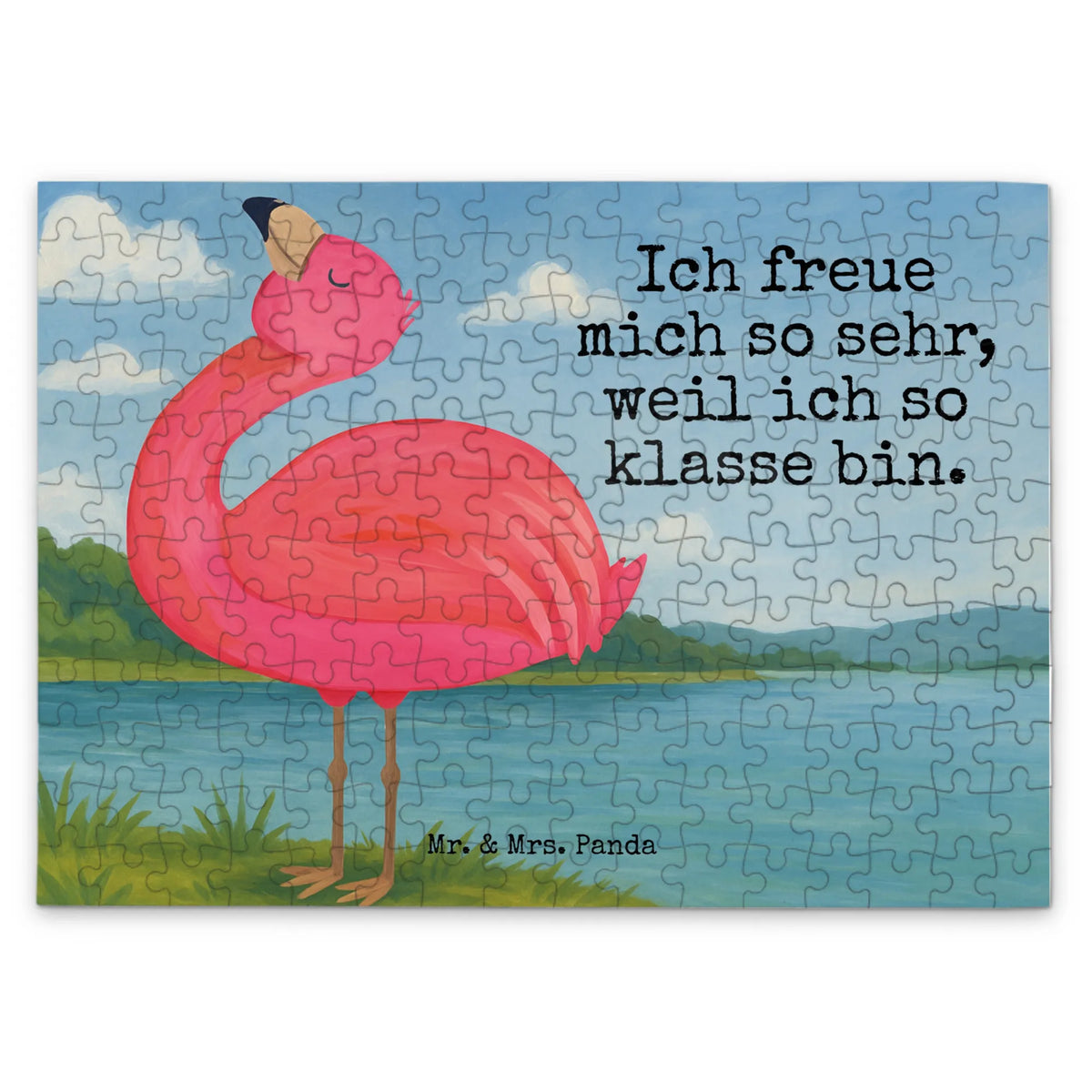 Puzzle Flamingo Stolz Design Puzzle, 1500 Teile Puzzle, 300 Teile Puzzle, Legespiel, 2000 Teile Puzzle, Geduldspiel, Puzzlespiel, 500 Teile Puzzle, 1000 Teile Puzzle, Flamingo, Freude, Selbstliebe, Schwester, Tochter, Stolz, Freundin, Selbstakzeptanz, Mama, Beste Freundin