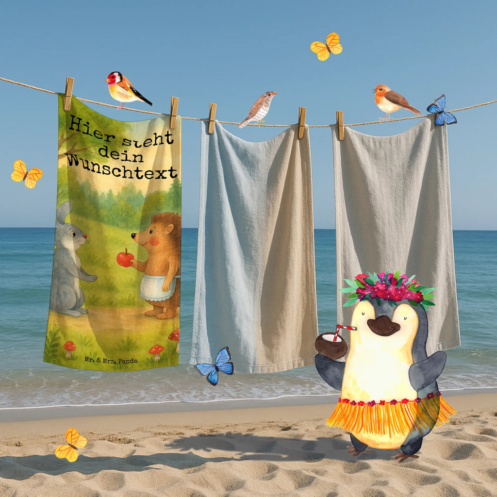 Personalized Bath Towel Hare Hedgehog Design Personalisiertes Badetuch, Kinder Handtuch mit Namen, Saunatuch mit Namen, Personalisiertes Handtuch, Duschtuch mit Namen, Badetuch mit Namen, Strandtuch mit Namen, Tiermotive, Gute Laune, lustige Sprüche, Tiere, Liebe Spruch, Trösten, Liebeskummer Geschenk, Herzschmerz, Spruch romantisch, Trennungsschmerz, Igel und Hase, Igel, Hase