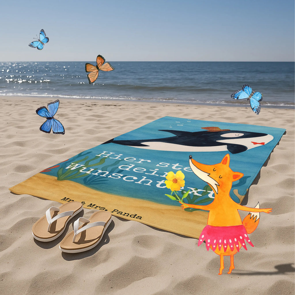 Personalized Bath Towel orca cylinder Design Badetuch mit Namen, Duschtuch mit Namen, Strandtuch mit Namen, Saunatuch mit Namen, Personalisiertes Badetuch, Kinder Handtuch mit Namen, Personalisiertes Handtuch, Meerestiere, Meer, Urlaub, Glückwunsch, Glitter, Narwal, Glitzer, Konfetti, Geburtstag, Feier, Orca, Fete, Fest