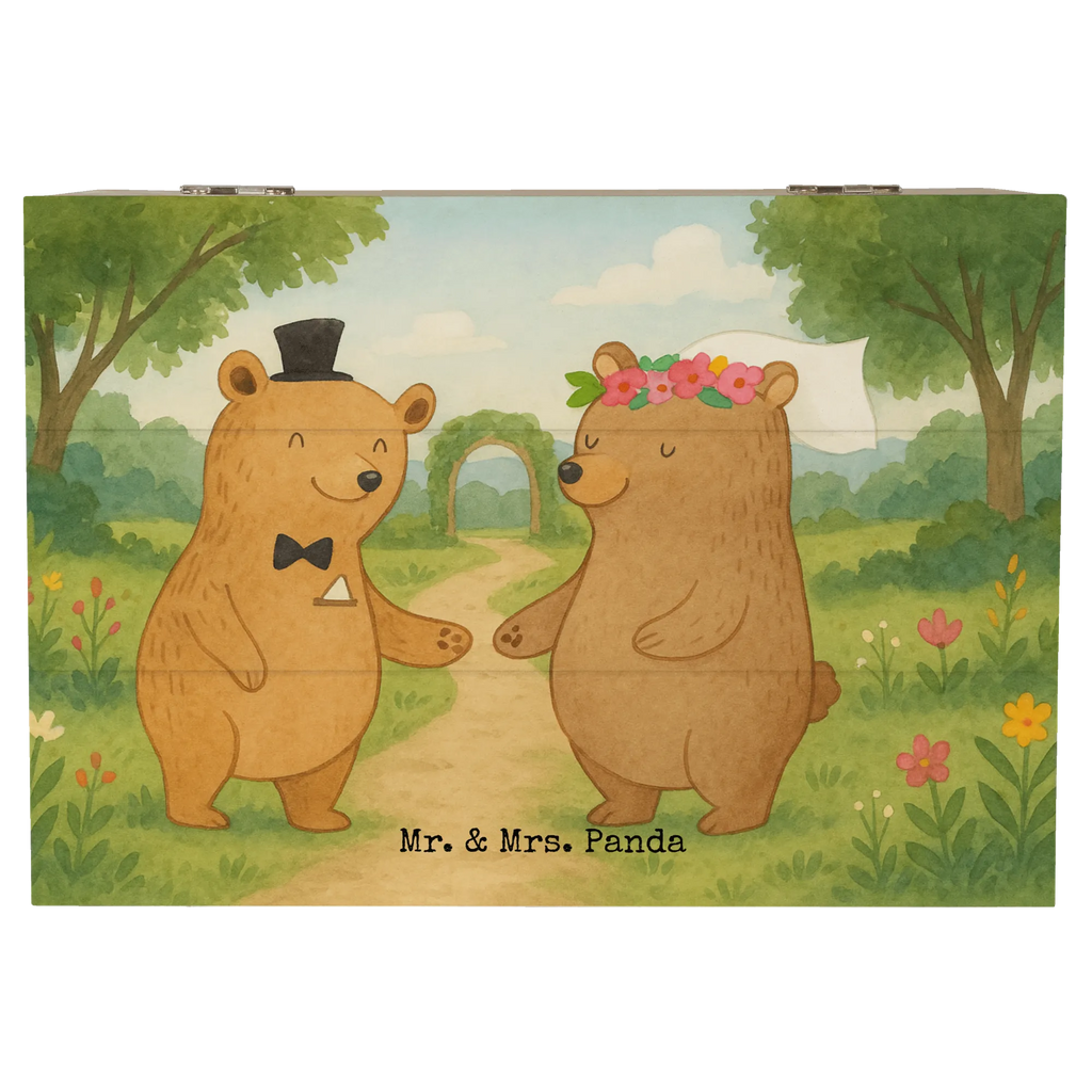 Wooden chest bears marriage Design Geschenkbox, Erinnerungskiste, Aufbewahrungsbox, Holzkiste, Kiste, Truhe, Dekokiste, XXL, Erinnerungsbox, Schatzkiste, Schatulle, Geschenkdose, Hochzeit, Hochzeitsgeschenk, Ehe, Hochzeitsfeier, Trauung, Trauungsgeschenk, Hochzeitskarte, Verlobungsfeier, Verlobungsgeschenk, Hochzeitsgeschenkideen, Hochzeitsgeschenke für Brautpaar, Hochzeitstag, Geschenk zur Hochzeit