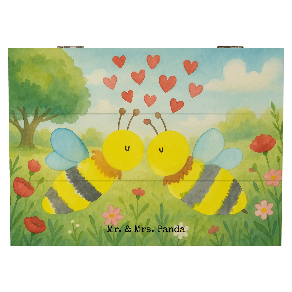 Holzkiste Biene Liebe Design Truhe, Schatulle, Erinnerungskiste, Geschenkbox, Holzkiste, Aufbewahrungsbox, Dekokiste, Erinnerungsbox, Schatzkiste, Kiste, XXL, Geschenkdose, Biene, Wespe, Hummel