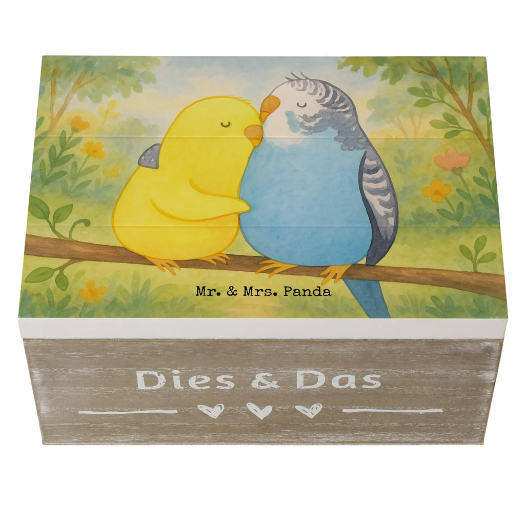 Holzkiste Wellensittich Liebe Design Schatzkiste, Truhe, Kiste, Aufbewahrungsbox, Geschenkbox, XXL, Erinnerungskiste, Schatulle, Dekokiste, Holzkiste, Geschenkdose, Erinnerungsbox, Liebe, Partner, Freund, Freundin, Ehemann, Ehefrau, Heiraten, Verlobung, Heiratsantrag, Liebesgeschenk, Jahrestag, Hocheitstag, Kuscheln, Vögel, Wellensittich, Vertrauen, Nähe