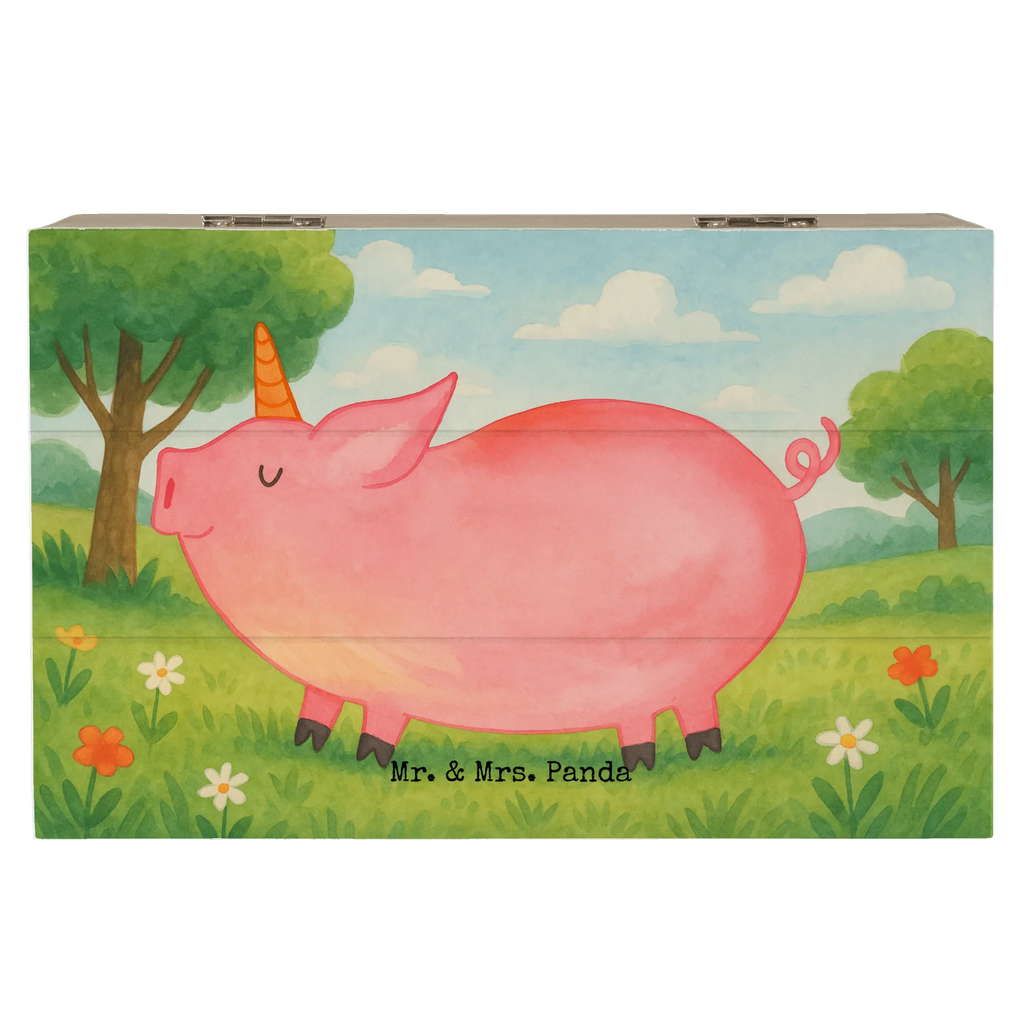 Holzkiste Einhorn Schwein Design Schatulle, Aufbewahrungsbox, Erinnerungskiste, Geschenkbox, XXL, Dekokiste, Schatzkiste, Geschenkdose, Holzkiste, Kiste, Truhe, Erinnerungsbox, Einhorn, Einhörner, Einhorn Deko, Unicorn, geschenk, english, funny, Piggy, witzig. lustig, Schweinhorn, Schwein, Bauer, Pig, Party, englisch, Spaß, Spruch