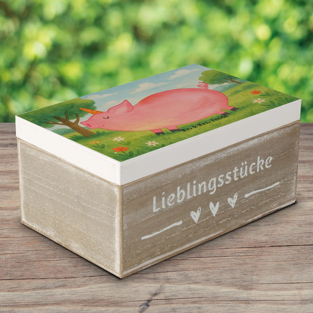 Holzkiste Einhorn Schwein Design Schatulle, Aufbewahrungsbox, Erinnerungskiste, Geschenkbox, XXL, Dekokiste, Schatzkiste, Geschenkdose, Holzkiste, Kiste, Truhe, Erinnerungsbox, Einhorn, Einhörner, Einhorn Deko, Unicorn, geschenk, english, funny, Piggy, witzig. lustig, Schweinhorn, Schwein, Bauer, Pig, Party, englisch, Spaß, Spruch