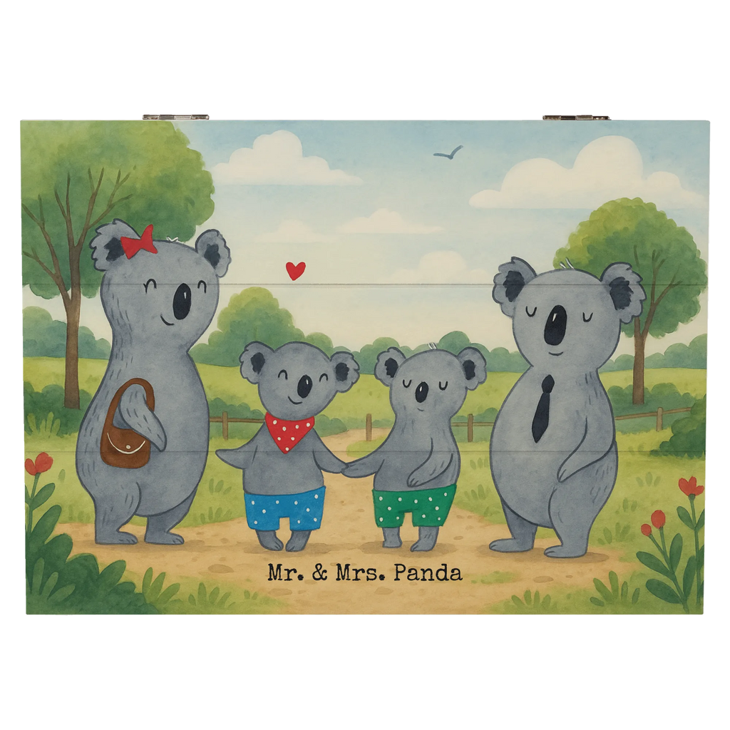 Holzkiste Koala Familie zwei Design Schatzkiste, Erinnerungskiste, Erinnerungsbox, Geschenkdose, Kiste, Holzkiste, XXL, Schatulle, Dekokiste, Aufbewahrungsbox, Geschenkbox, Truhe, Familie, Vatertag, Muttertag, Bruder, Schwester, Mama, Papa, Oma, Opa, Koalabär, Koala, beste Familie, Lieblingsfamilie, Familienzeit, Familienleben, Koalafamilie