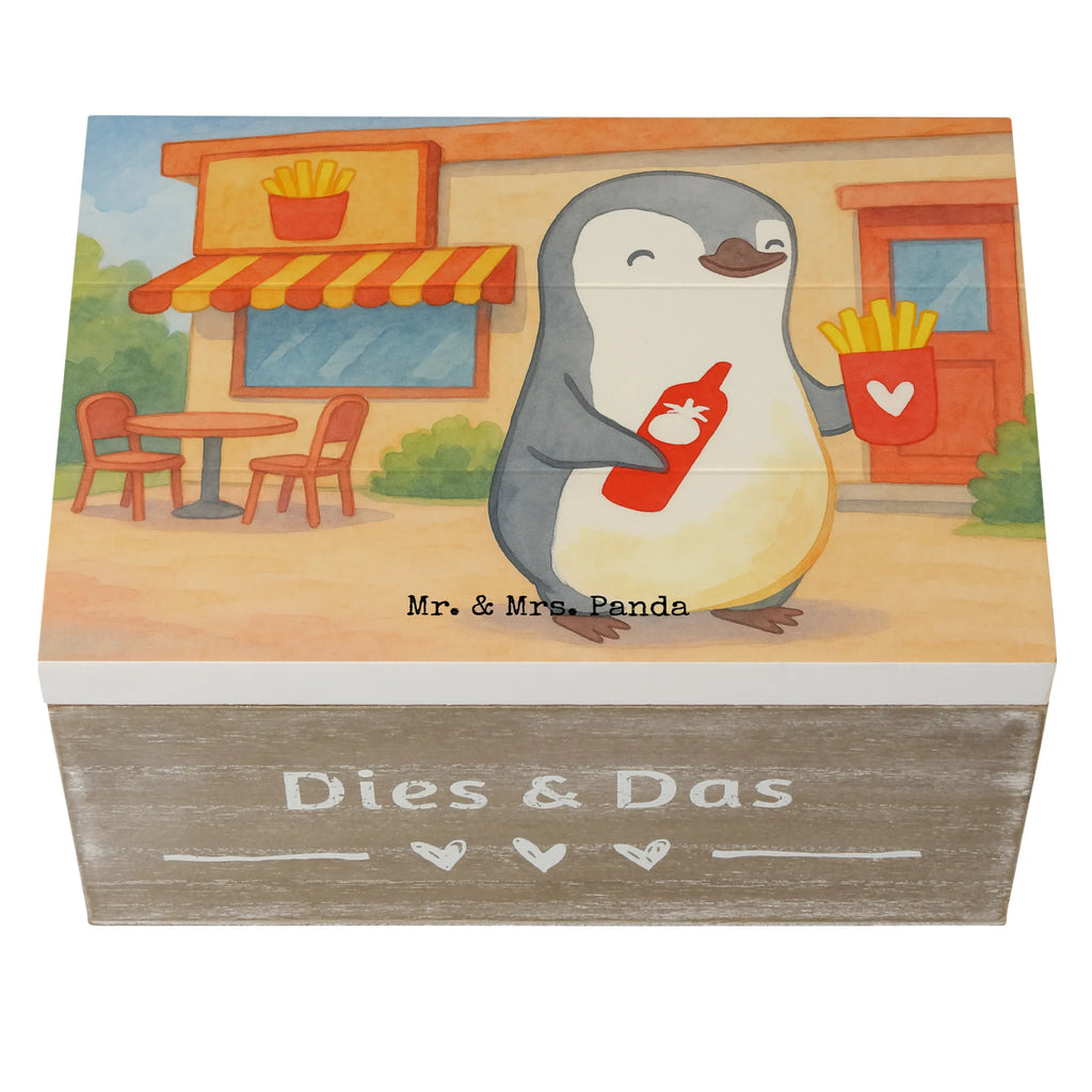 Holzkiste Pinguin Pommes Design Holzkiste, XXL, Truhe, Kiste, Aufbewahrungsbox, Schatzkiste, Dekokiste, Geschenkdose, Erinnerungsbox, Geschenkbox, Schatulle, Erinnerungskiste, Liebe, Partner, Freund, Freundin, Ehemann, Ehefrau, Heiraten, Verlobung, Heiratsantrag, Liebesgeschenk, Jahrestag, Hocheitstag, Valentinstag, Mitbringsel, Geschenk für Frauen, Liebesbeweis, für Ehemann, Geschenk für Freundin, für Männer, Hochzeitstag, Geschenk für Partner