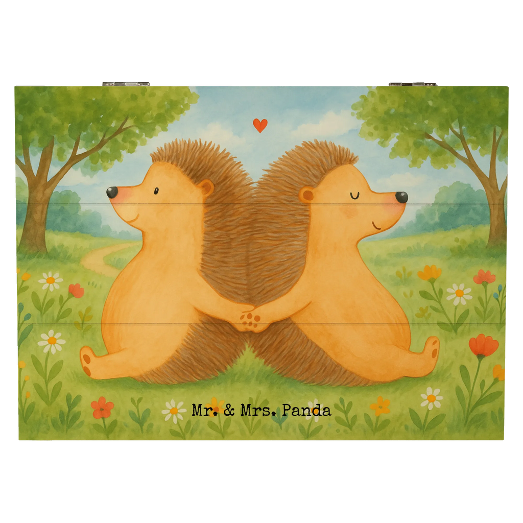 Holzkiste Igel händchenhaltend Design Schatzkiste, Geschenkdose, Geschenkbox, Schatulle, Aufbewahrungsbox, Dekokiste, XXL, Truhe, Kiste, Erinnerungskiste, Holzkiste, Erinnerungsbox, Liebe, Partner, Freund, Freundin, Ehemann, Ehefrau, Heiraten, Verlobung, Heiratsantrag, Liebesgeschenk, Jahrestag, Hocheitstag, Love, Liebesbeweis, Igel, Lieblingsmensch, Gemeinsamkeit, Liebesbotschaft, Hand in Hand, große Liebe, Geschenk für zwei, Hochzeit, Igelliebe