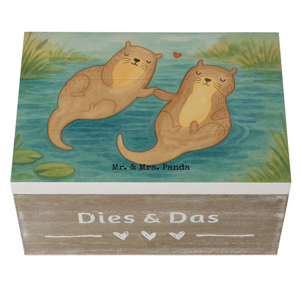 Wooden chest otter holding hands Design Geschenkdose, Erinnerungskiste, Truhe, Schatzkiste, XXL, Schatulle, Aufbewahrungsbox, Dekokiste, Holzkiste, Geschenkbox, Erinnerungsbox, Kiste, Otter, Fischotter, Seeotter, Otter Seeotter See Otter