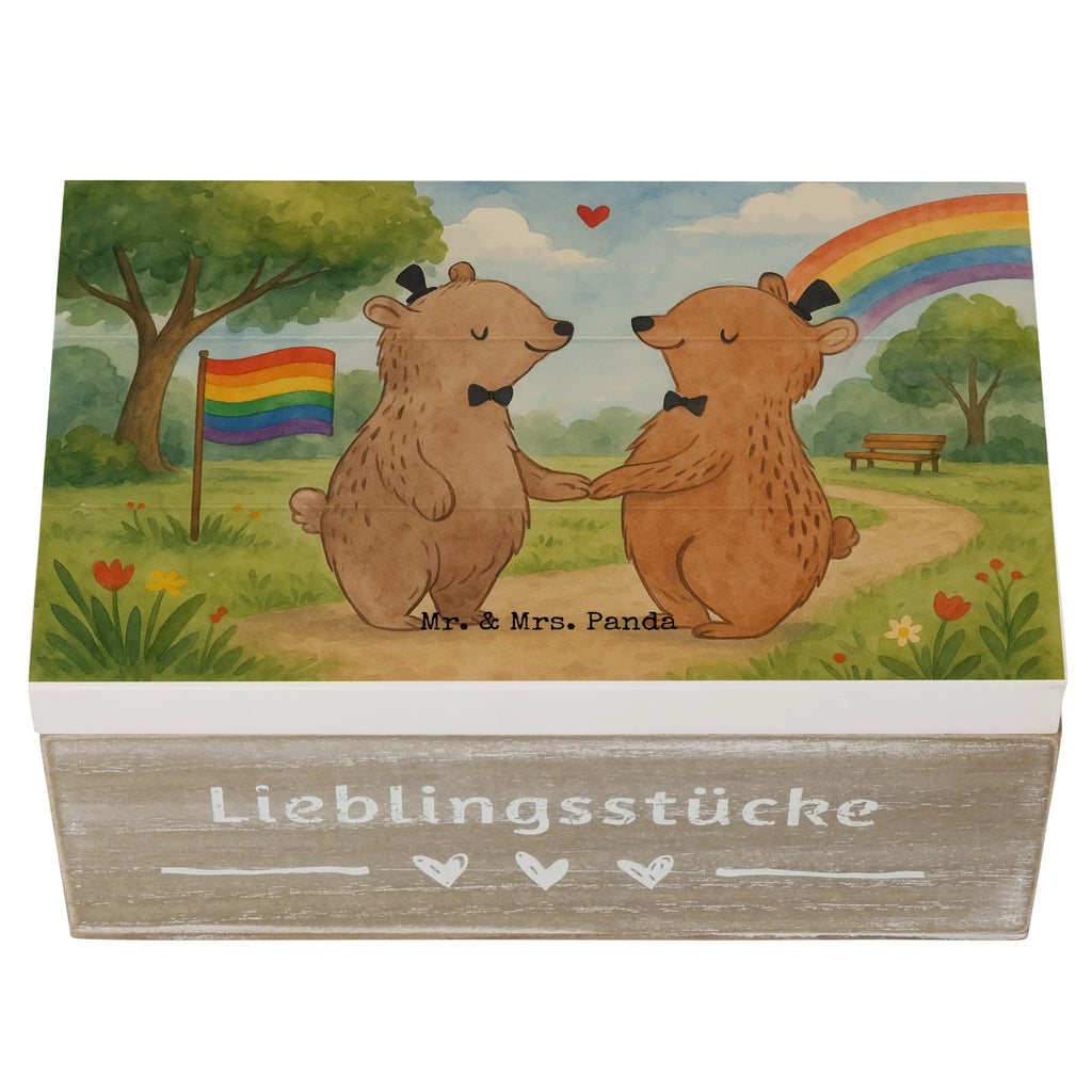 Holzkiste Bären Gay Pride Design Erinnerungskiste, Geschenkbox, Truhe, Geschenkdose, XXL, Kiste, Aufbewahrungsbox, Schatulle, Schatzkiste, Holzkiste, Erinnerungsbox, Dekokiste, Hochzeit, Hochzeitsgeschenk, Ehe, Hochzeitsfeier, Trauung, Trauungsgeschenk, Hochzeitskarte, Verlobungsfeier, Verlobungsgeschenk, Hochzeitsgeschenkideen, Hochzeitsgeschenke für Brautpaar