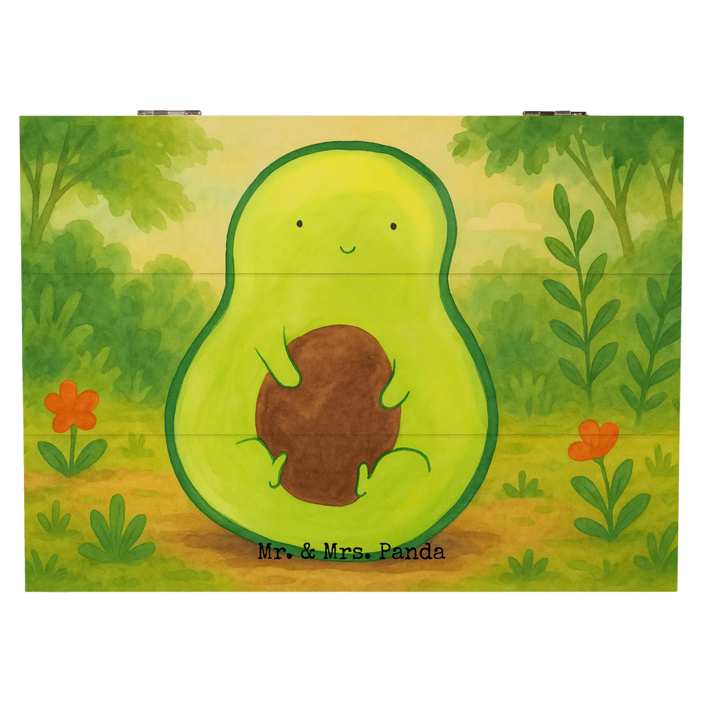 Holzkiste Avocado Kern Design Schatzkiste, Kiste, Schatulle, Geschenkbox, Erinnerungsbox, Truhe, Geschenkdose, Dekokiste, Aufbewahrungsbox, XXL, Holzkiste, Erinnerungskiste, Avocado, Veggie, Vegan, Gesund, Pflanze, Spruch Leben, Avokado, Avocadokern, Kern