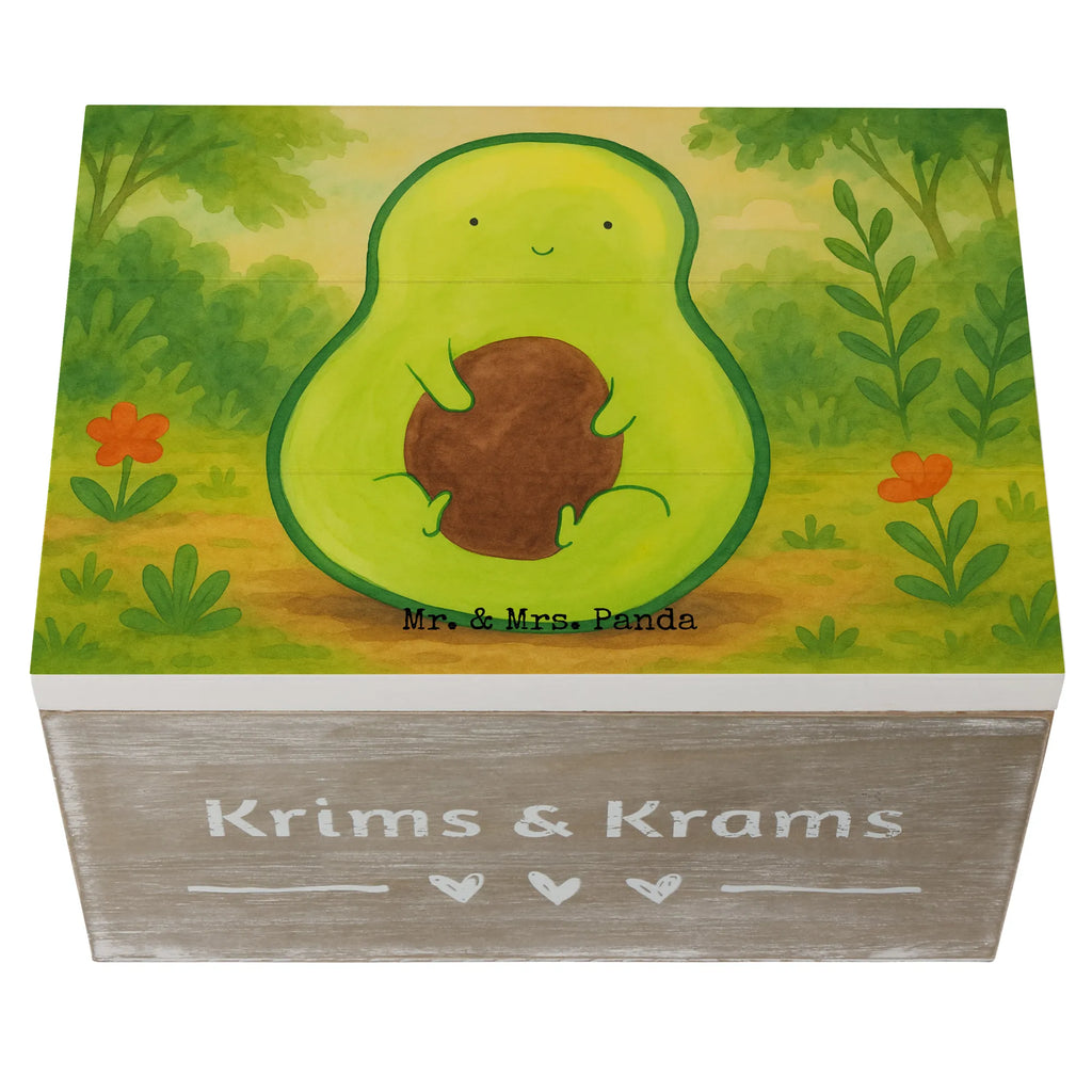 Holzkiste Avocado Kern Design Schatzkiste, Kiste, Schatulle, Geschenkbox, Erinnerungsbox, Truhe, Geschenkdose, Dekokiste, Aufbewahrungsbox, XXL, Holzkiste, Erinnerungskiste, Avocado, Veggie, Vegan, Gesund, Pflanze, Spruch Leben, Avokado, Avocadokern, Kern