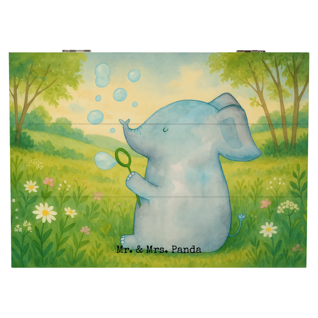 Holzkiste Elefant Seifenblasen Design Erinnerungskiste, Erinnerungsbox, Geschenkbox, Holzkiste, Dekokiste, Geschenkdose, XXL, Schatzkiste, Truhe, Kiste, Schatulle, Aufbewahrungsbox, Tiermotive, Gute Laune, lustige Sprüche, Tiere, Liebe, Liebesspruch, Heimat, Elefant, Seifenblasen, Gefühl. Daheim, Dickhäuter, Elefanten, Rüsseltier, Liebesbeweis